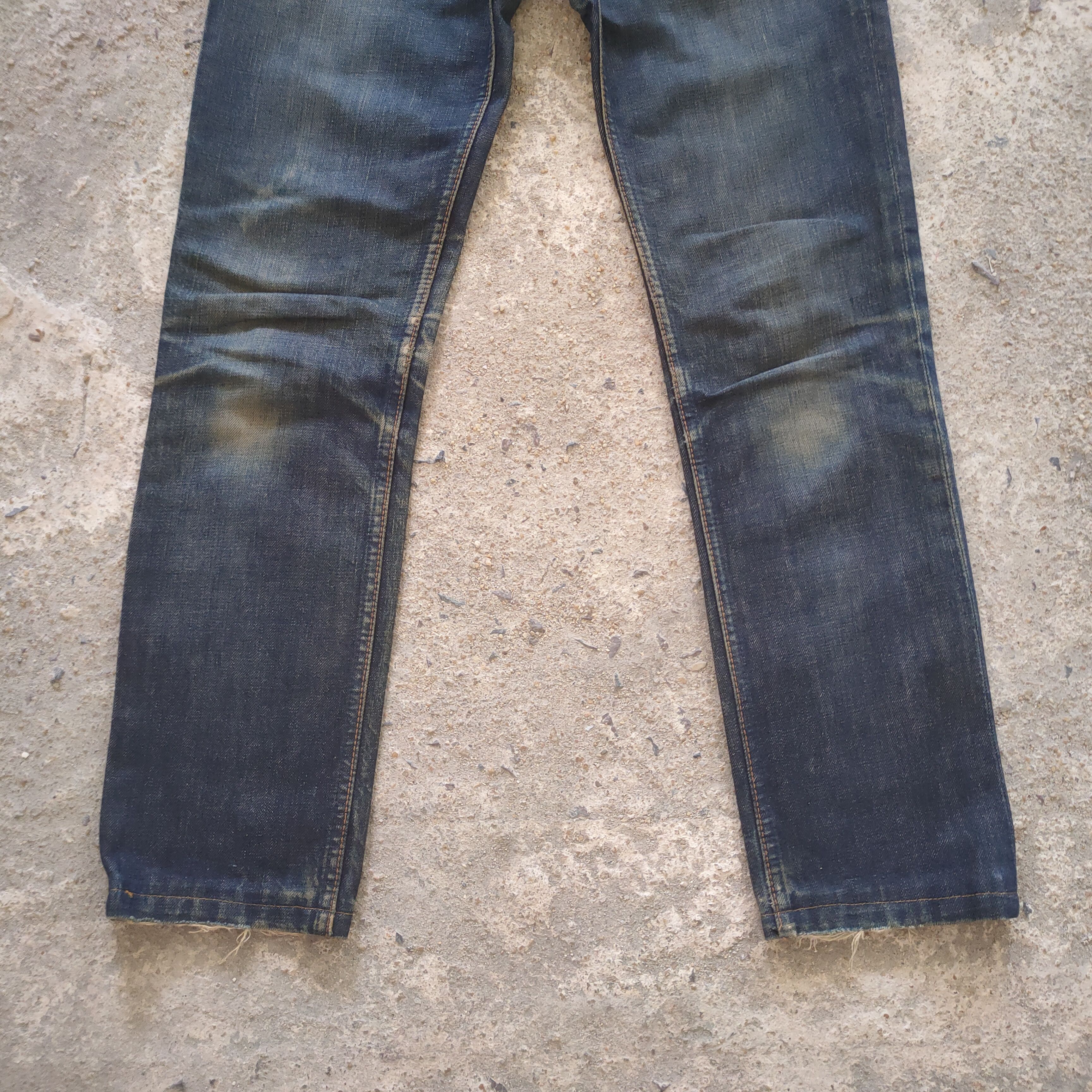 Hysteric Glamour VINTAGE HISTERIC GLAMOUR SKINNY FADED JEANS PANTS Size US 27 - 3 Thumbnail