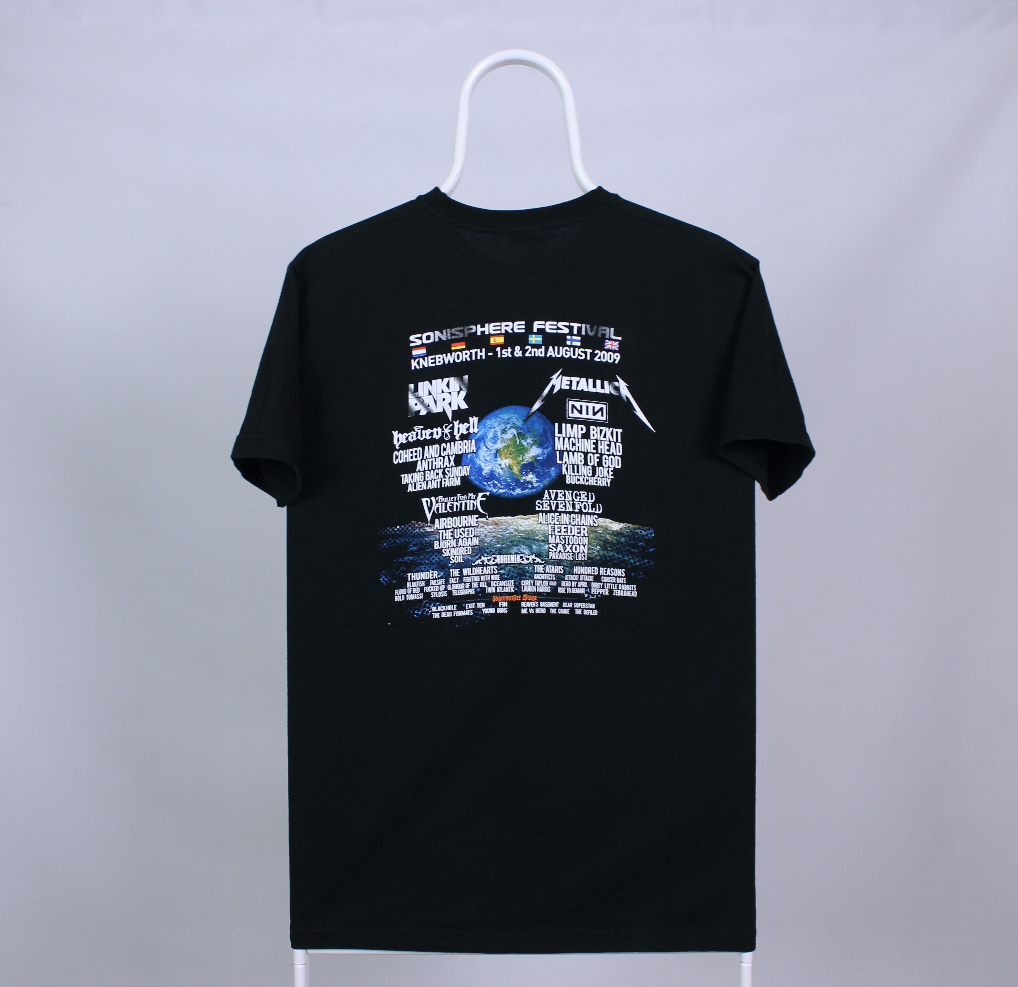 Band Tees Vintage Sonisphere 2009 Festival Band tee t Prodigy NIN Size US S / EU 44-46 / 1 - 6 Thumbnail