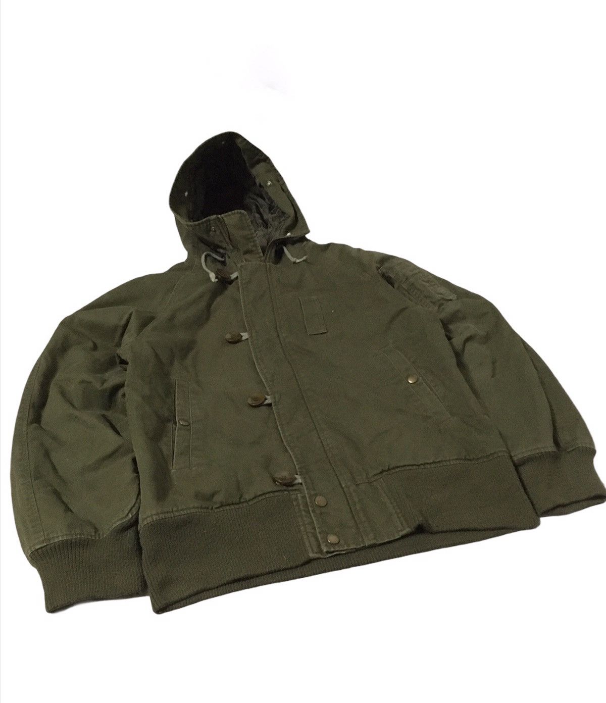Vintage 🔥Shape shifter Military Styles Zipper Buttoned Jacket Size US M / EU 48-50 / 2 - 3 Thumbnail