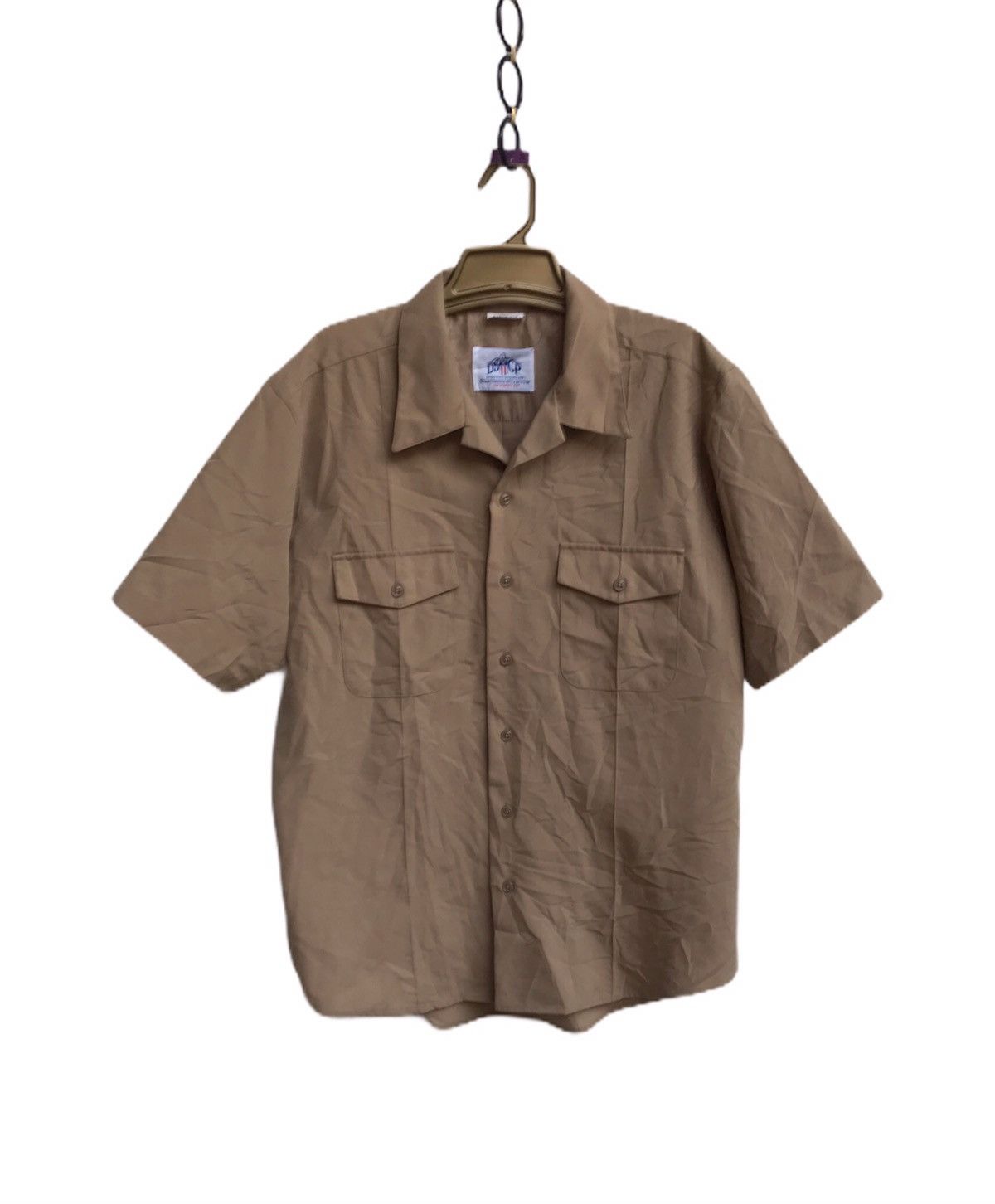 Vintage 🔥Dscp Military Short Sleeve Button Shirts Size US XL / EU 56 / 4 - 1 Thumbnail