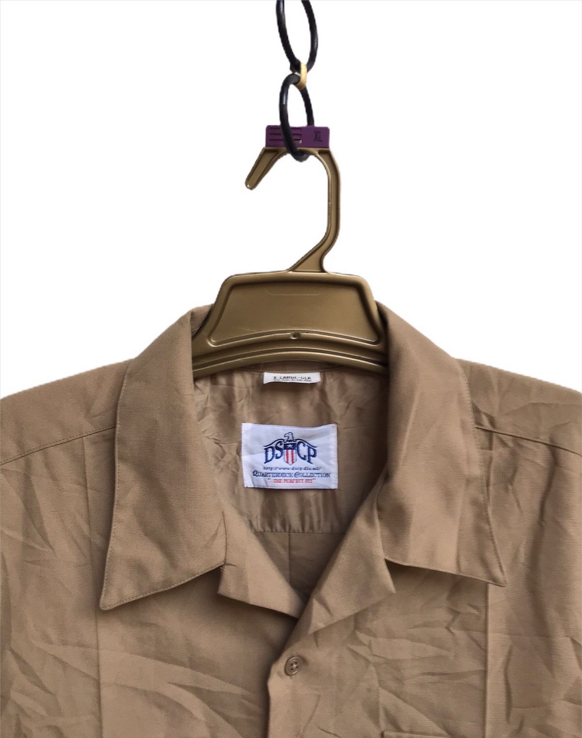 Vintage 🔥Dscp Military Short Sleeve Button Shirts Size US XL / EU 56 / 4 - 3 Thumbnail