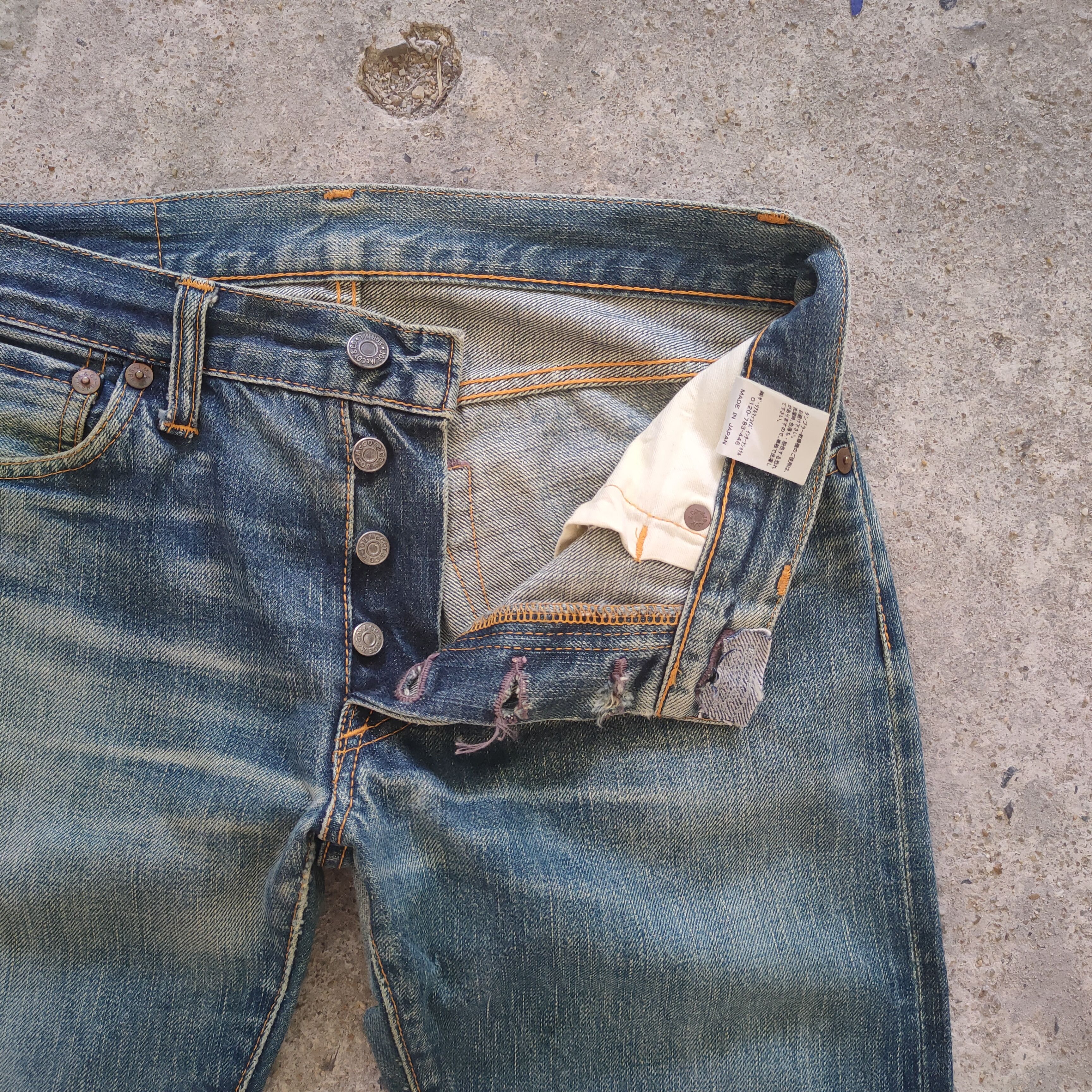 The Real McCoy's VINTAGE THE REAL McCoy's SKINNY SELVEGE JEANS PANTS Size US 29 - 7 Thumbnail