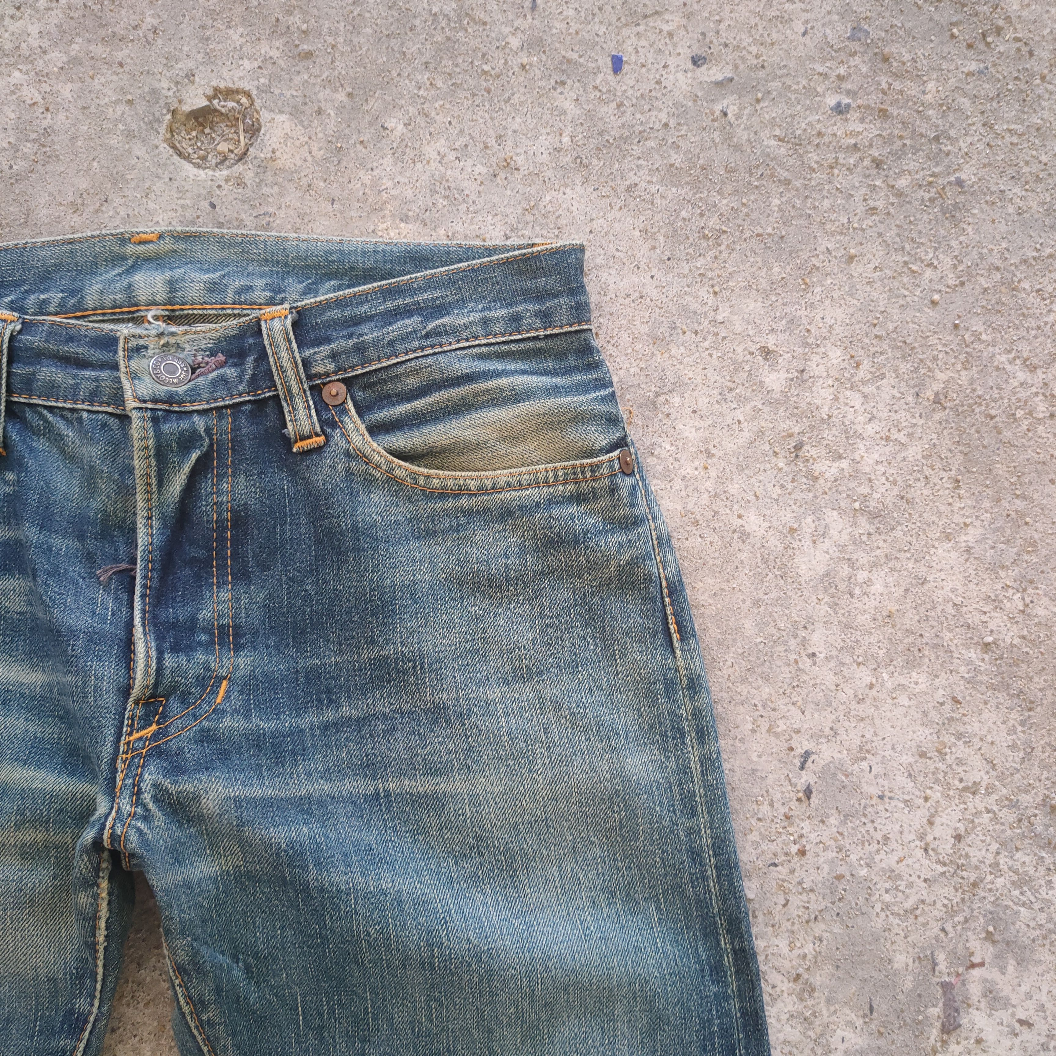 The Real McCoy's VINTAGE THE REAL McCoy's SKINNY SELVEGE JEANS PANTS Size US 29 - 6 Thumbnail