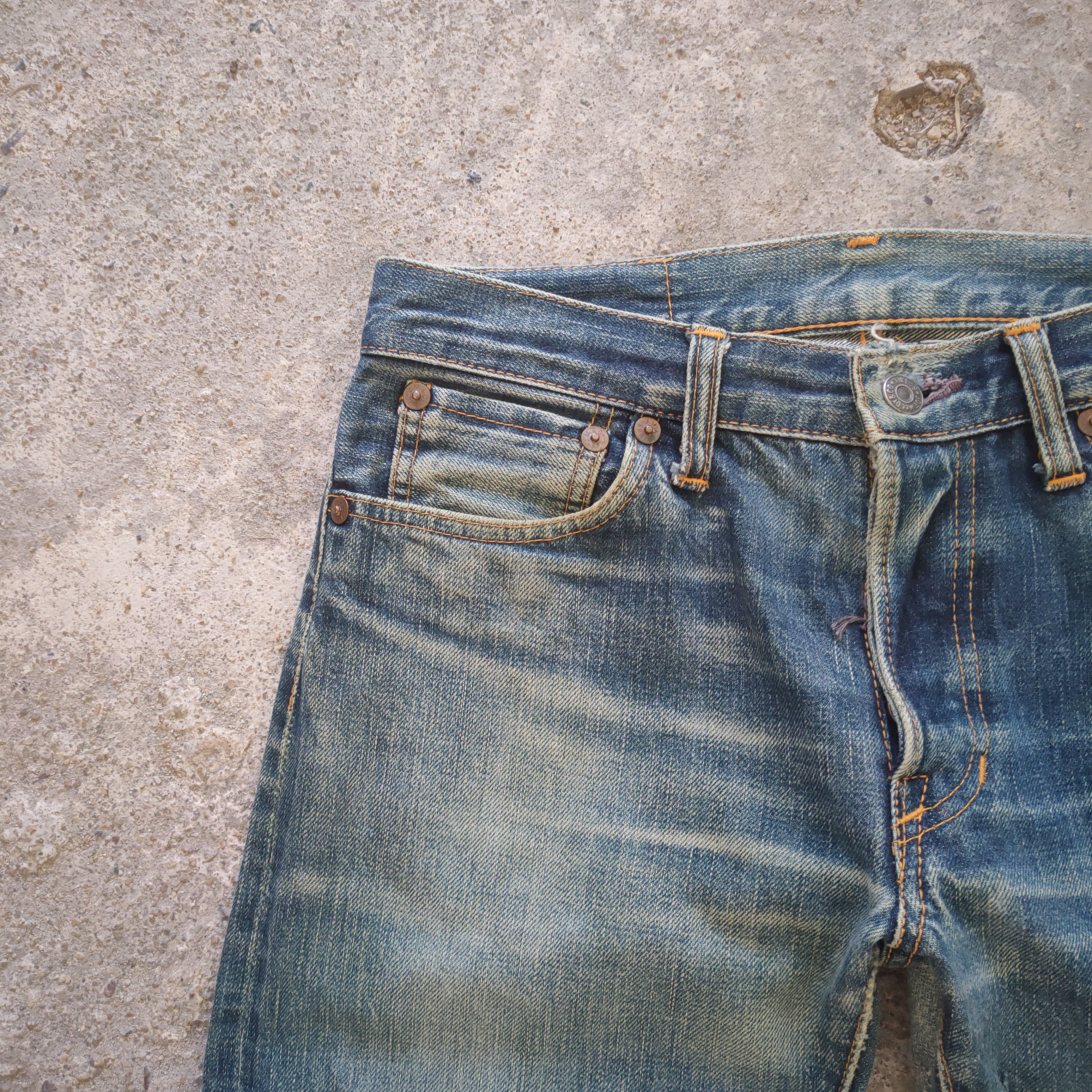 The Real McCoy's VINTAGE THE REAL McCoy's SKINNY SELVEGE JEANS PANTS Size US 29 - 5 Thumbnail