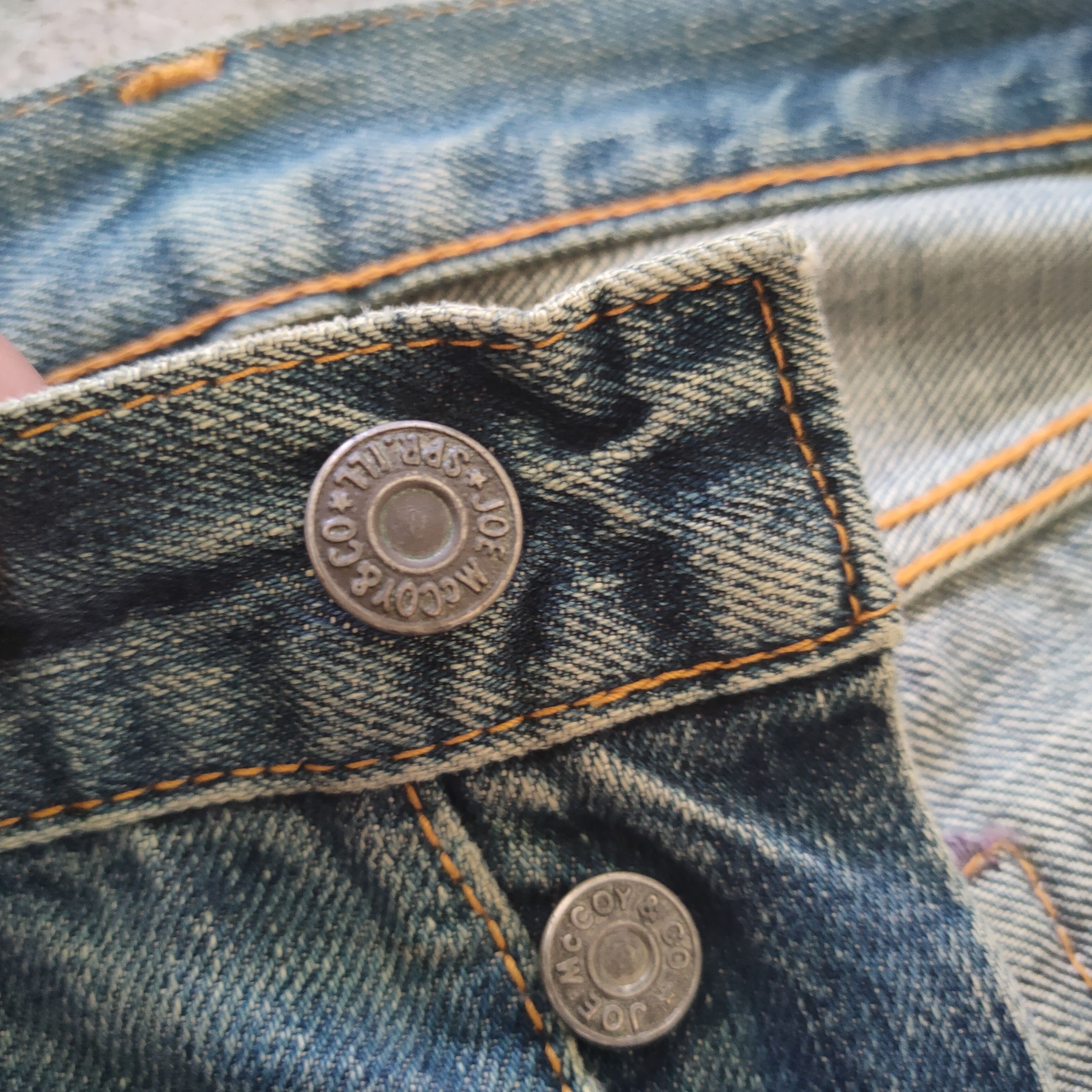 The Real McCoy's VINTAGE THE REAL McCoy's SKINNY SELVEGE JEANS PANTS Size US 29 - 9 Thumbnail