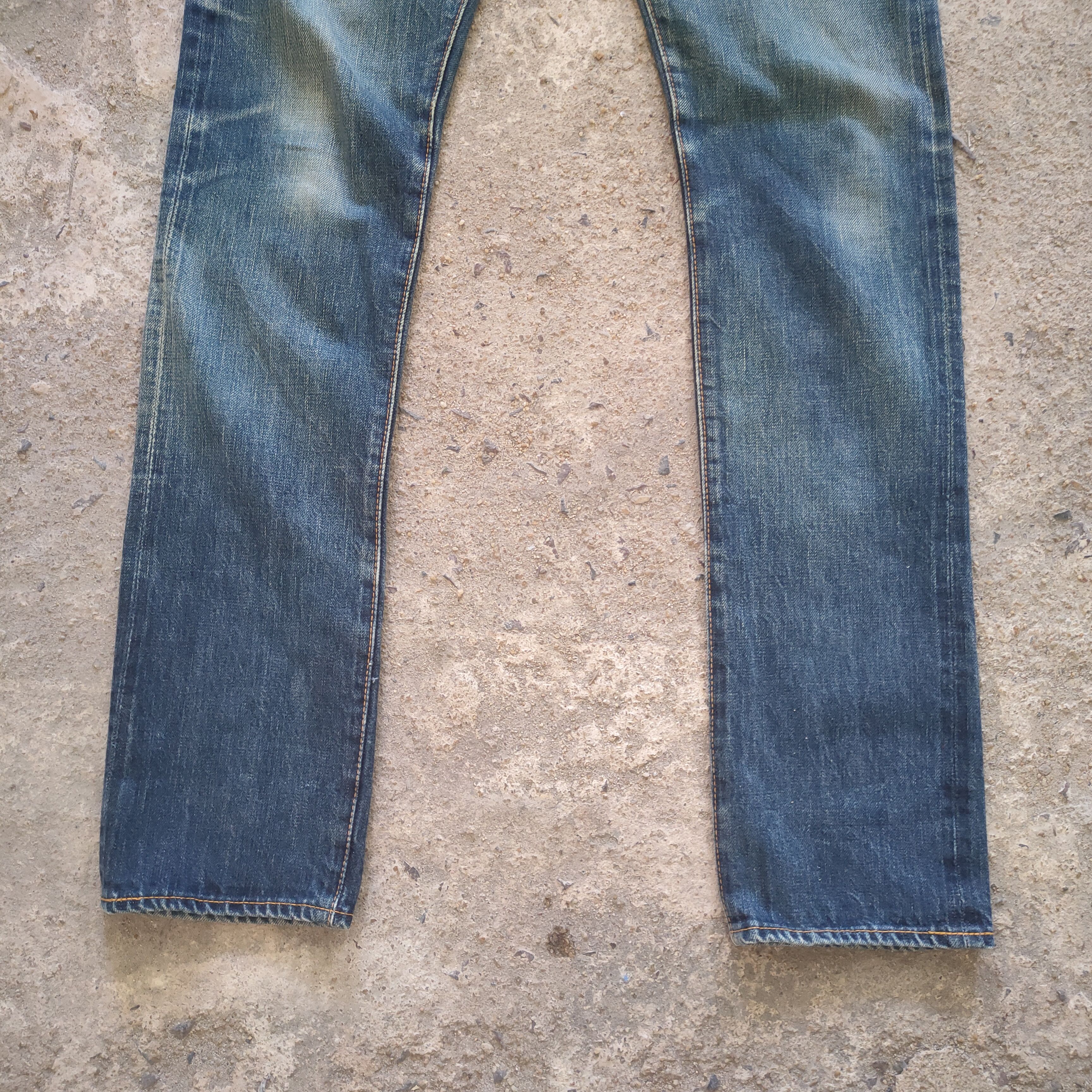 The Real McCoy's VINTAGE THE REAL McCoy's SKINNY SELVEGE JEANS PANTS Size US 29 - 3 Thumbnail