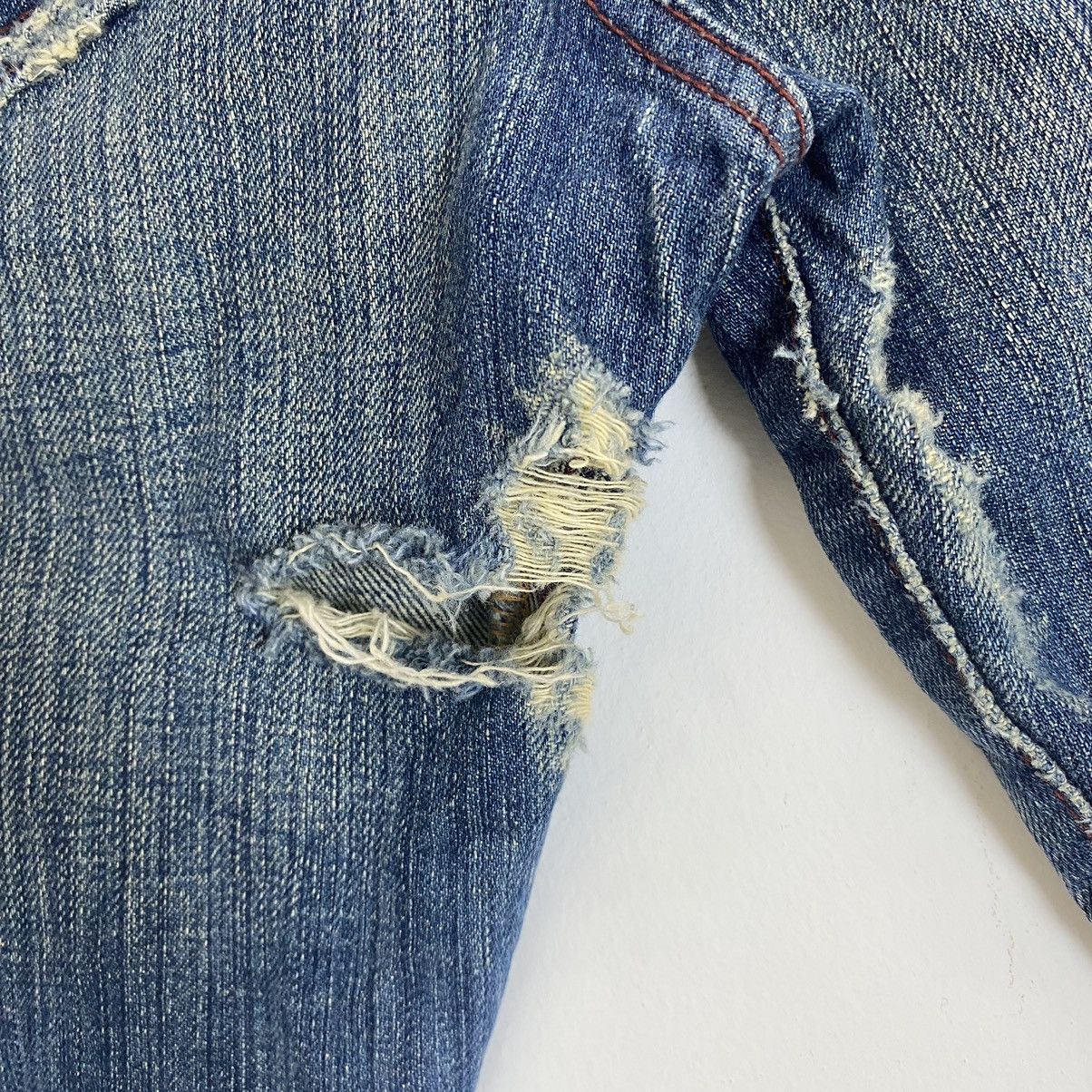 Ralph Lauren ✨Ralph Lauren splash painting distressed jeans Size US 33 - 7 Thumbnail