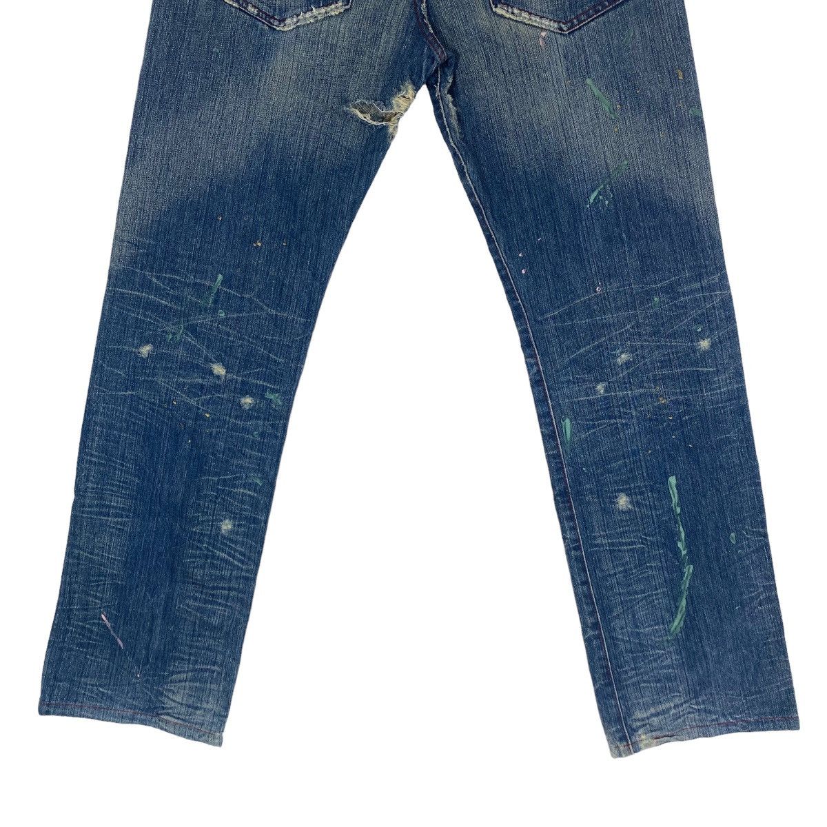 Ralph Lauren ✨Ralph Lauren splash painting distressed jeans Size US 33 - 5 Thumbnail