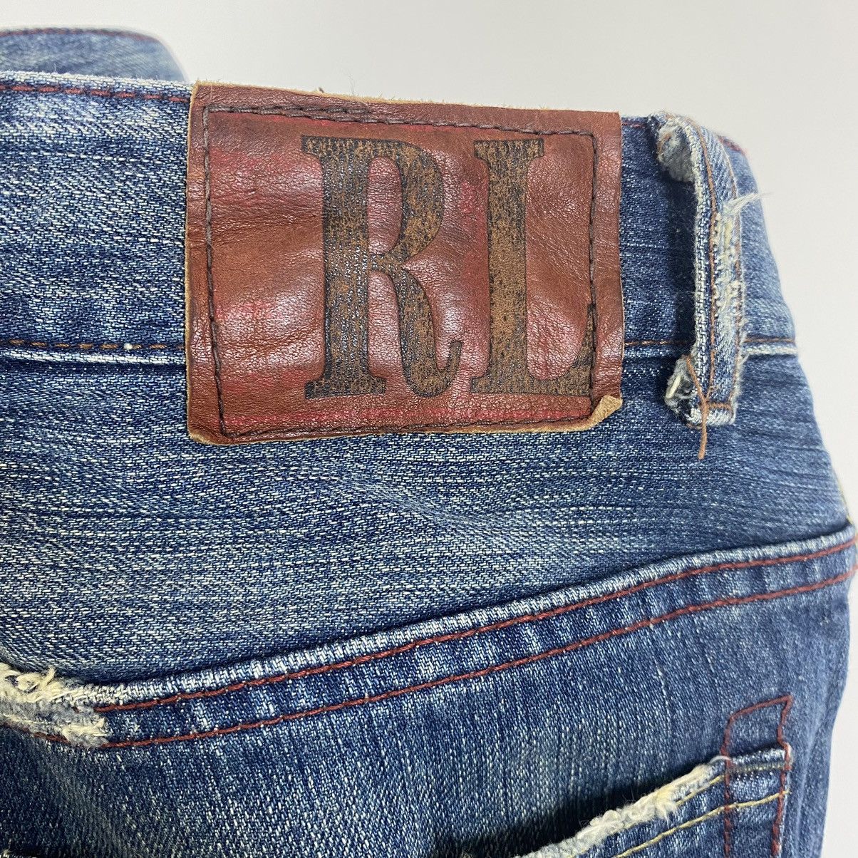 Ralph Lauren ✨Ralph Lauren splash painting distressed jeans Size US 33 - 9 Thumbnail