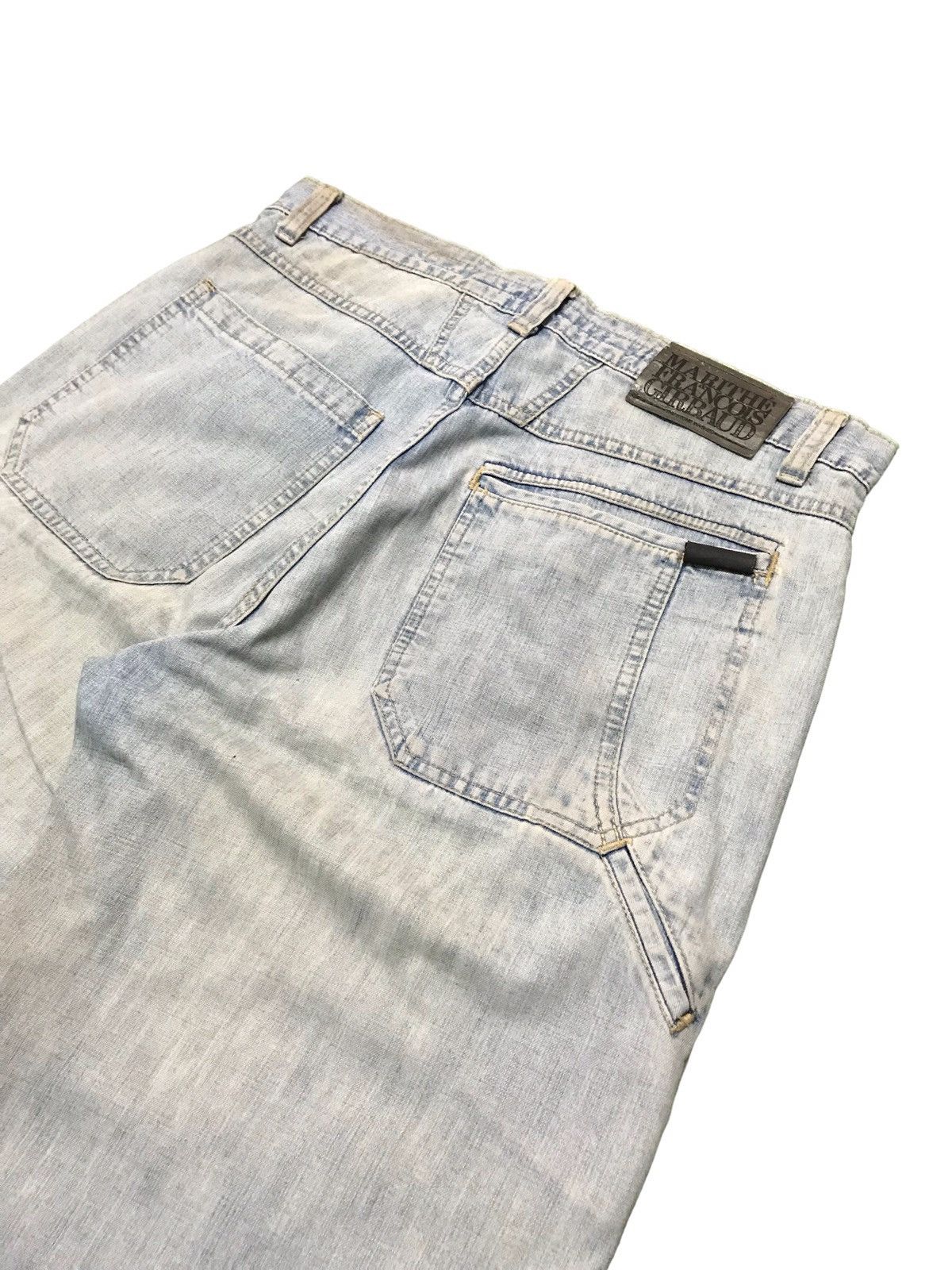 Marithe + Francois Girbaud 1980s Marithe Francois Girbaud "The Stone Wash" Baggy Jeans Size US 32 / EU 48 - 12 Thumbnail