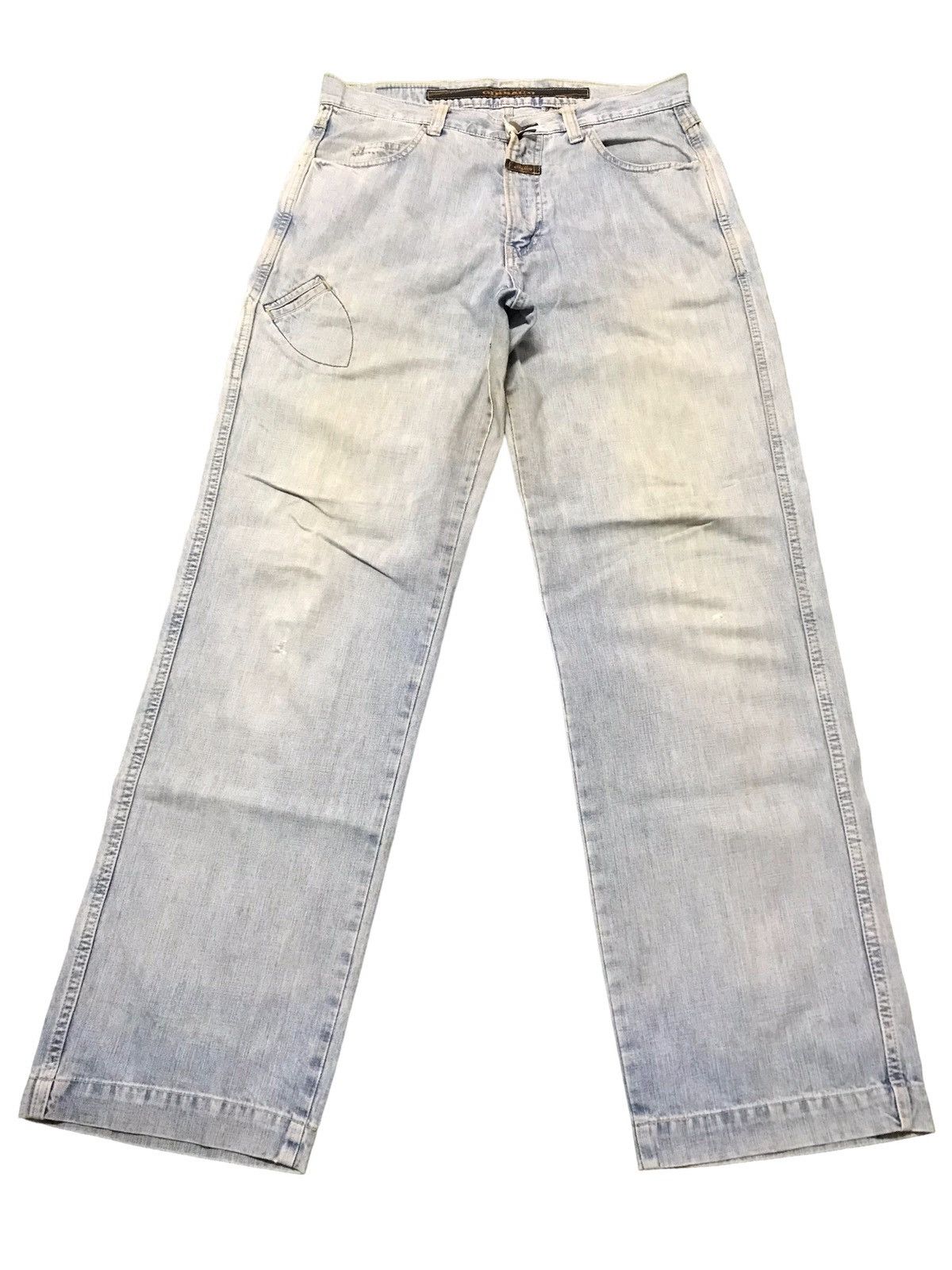 Marithe + Francois Girbaud 1980s Marithe Francois Girbaud "The Stone Wash" Baggy Jeans Size US 32 / EU 48 - 1 Thumbnail