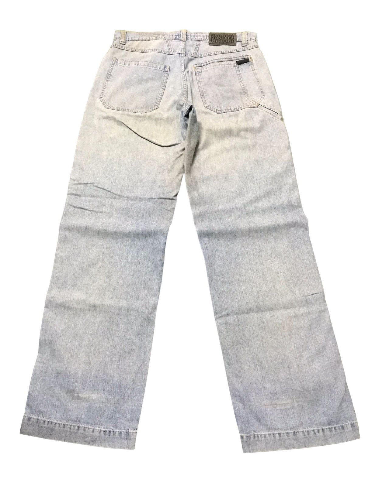 Marithe + Francois Girbaud 1980s Marithe Francois Girbaud "The Stone Wash" Baggy Jeans Size US 32 / EU 48 - 14 Thumbnail