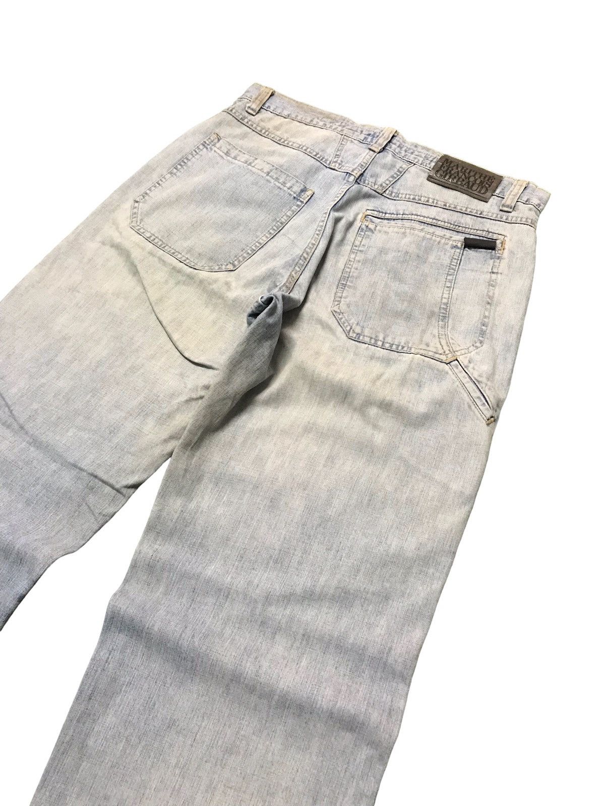 Marithe + Francois Girbaud 1980s Marithe Francois Girbaud "The Stone Wash" Baggy Jeans Size US 32 / EU 48 - 11 Thumbnail