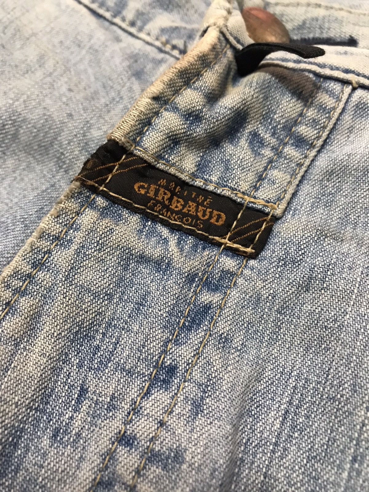 Marithe + Francois Girbaud 1980s Marithe Francois Girbaud "The Stone Wash" Baggy Jeans Size US 32 / EU 48 - 7 Thumbnail