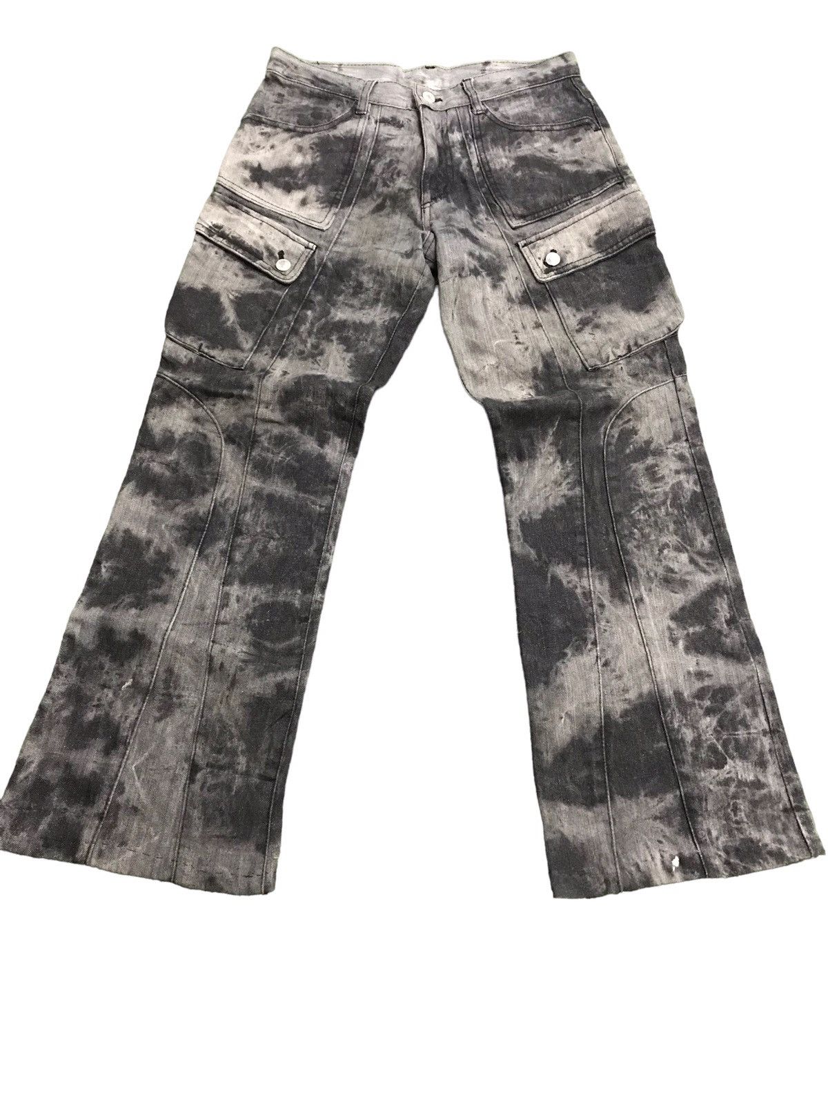 image of Vintage Bernings Sho Bondage Punk Style Denim in Grey, Men's (Size 29)