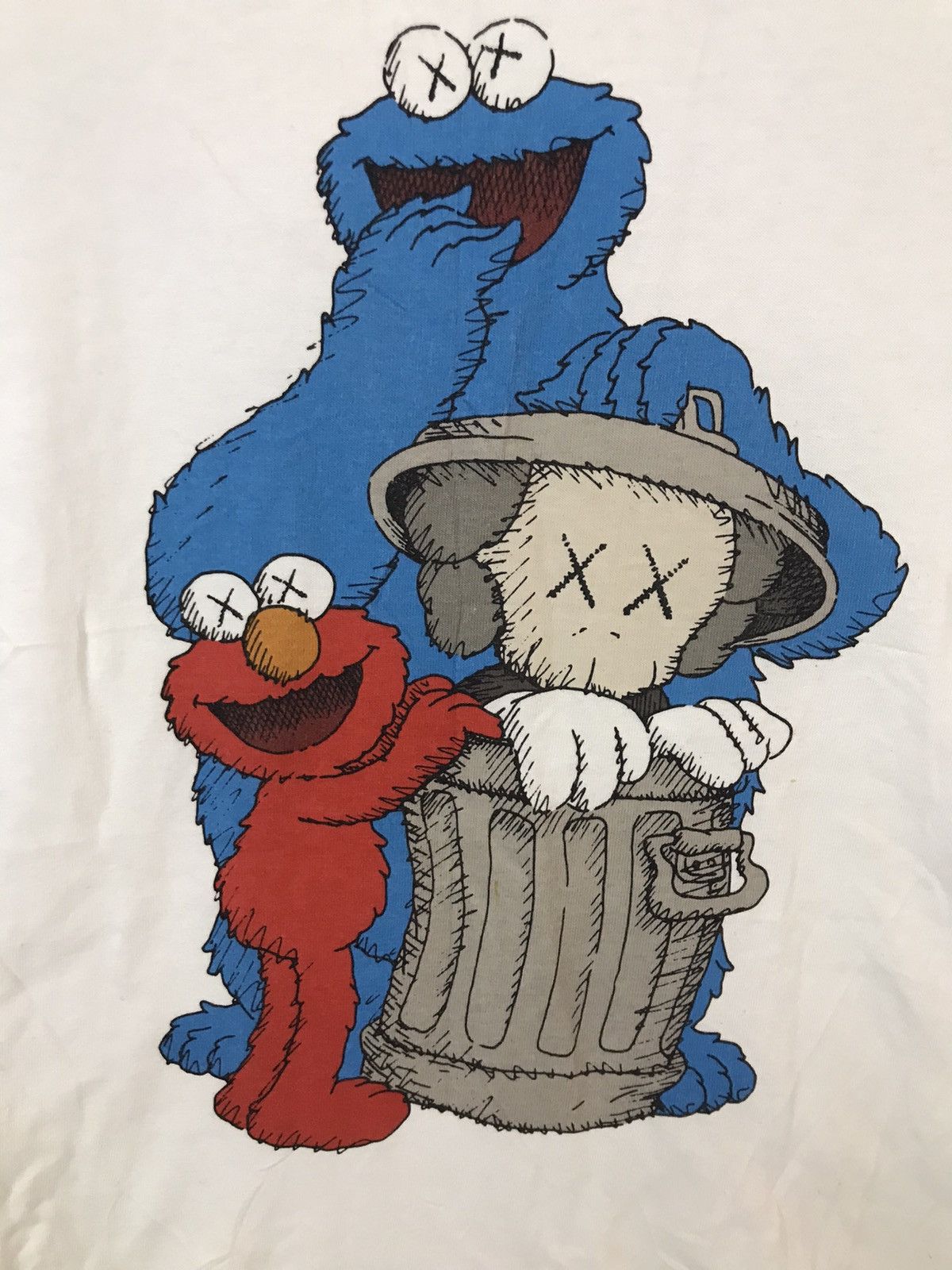 Kaws × Uniqlo ‼️UNIQLO X KAWS X SESAME STREET TSHIRT NICE DESIGN‼️ Size US M / EU 48-50 / 2 - 3 Thumbnail