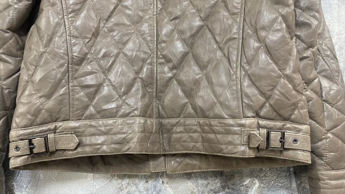 Genuine Leather Rare Quilted Horse Leather Jacket Size US L / EU 52-54 / 3 - 9 Thumbnail