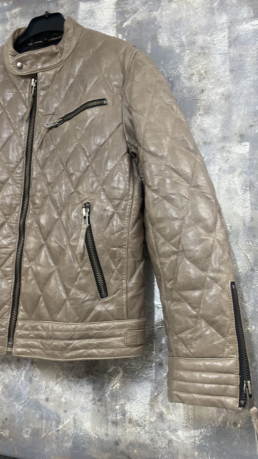 Genuine Leather Rare Quilted Horse Leather Jacket Size US L / EU 52-54 / 3 - 7 Thumbnail