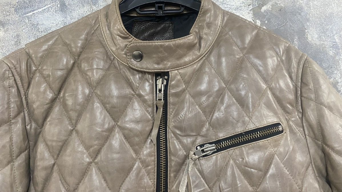 Genuine Leather Rare Quilted Horse Leather Jacket Size US L / EU 52-54 / 3 - 4 Thumbnail