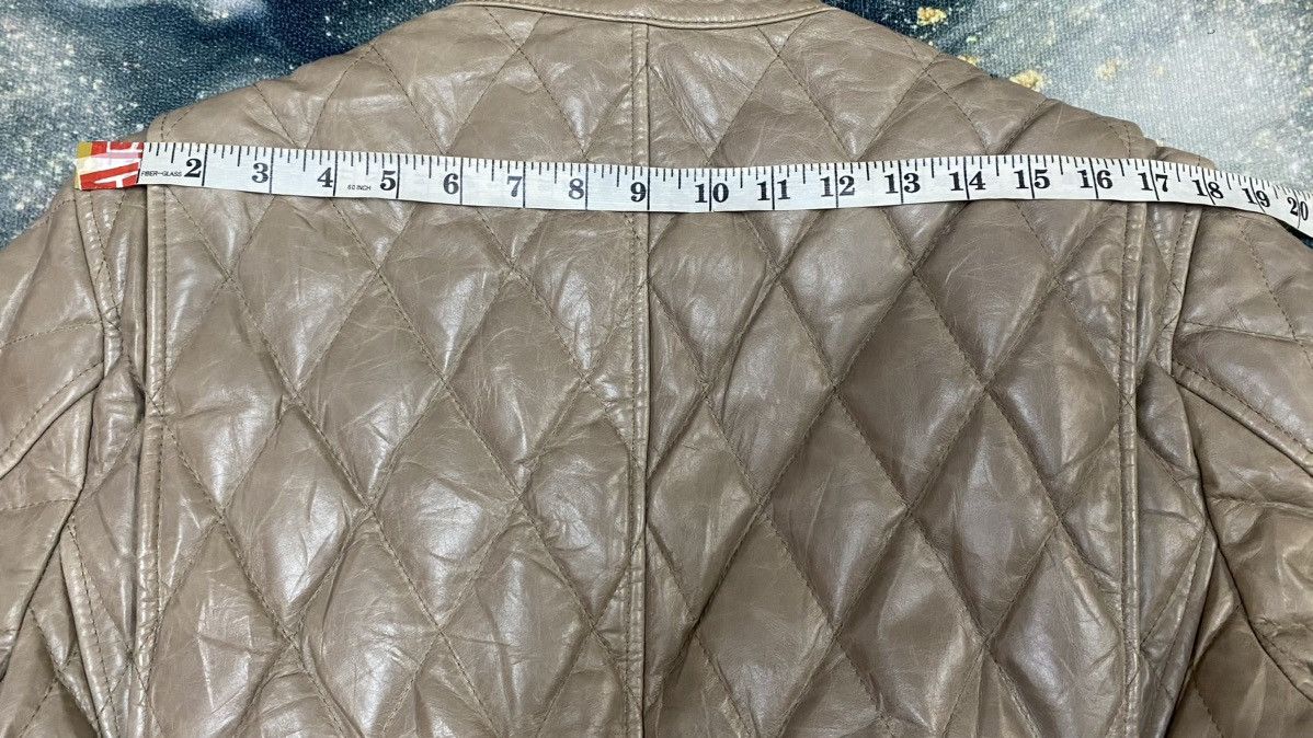 Genuine Leather Rare Quilted Horse Leather Jacket Size US L / EU 52-54 / 3 - 20 Thumbnail