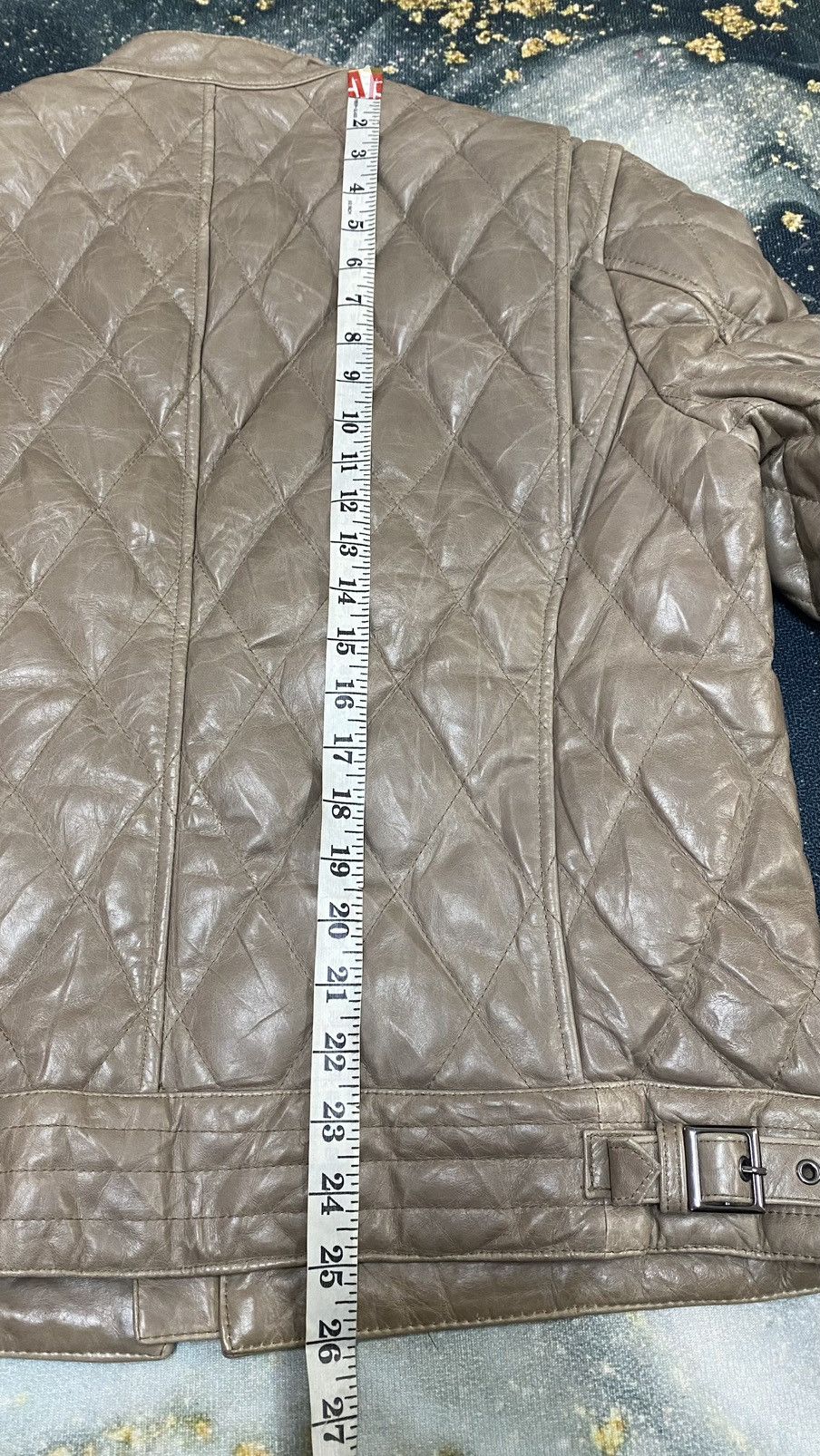 Genuine Leather Rare Quilted Horse Leather Jacket Size US L / EU 52-54 / 3 - 19 Thumbnail