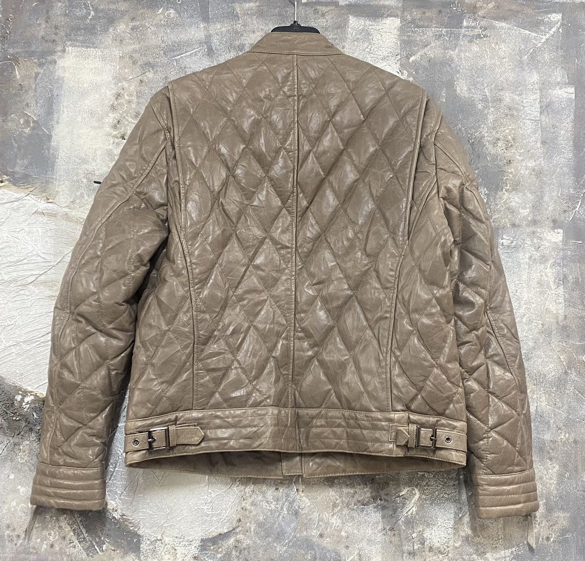 Genuine Leather Rare Quilted Horse Leather Jacket Size US L / EU 52-54 / 3 - 8 Thumbnail