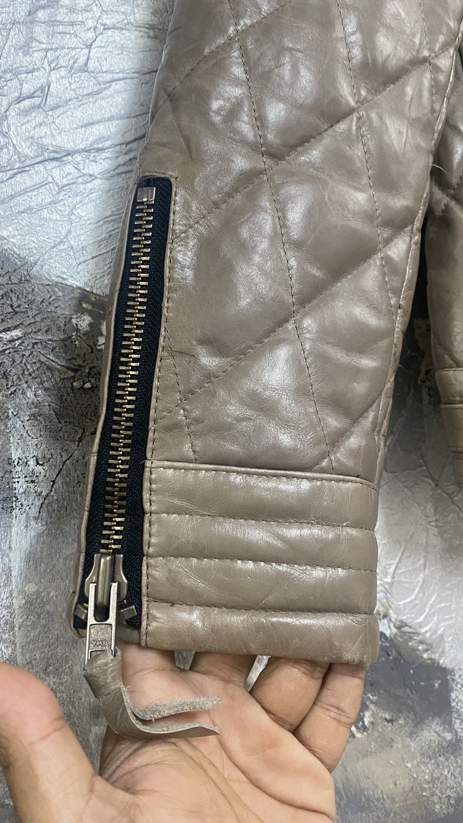 Genuine Leather Rare Quilted Horse Leather Jacket Size US L / EU 52-54 / 3 - 2 Thumbnail
