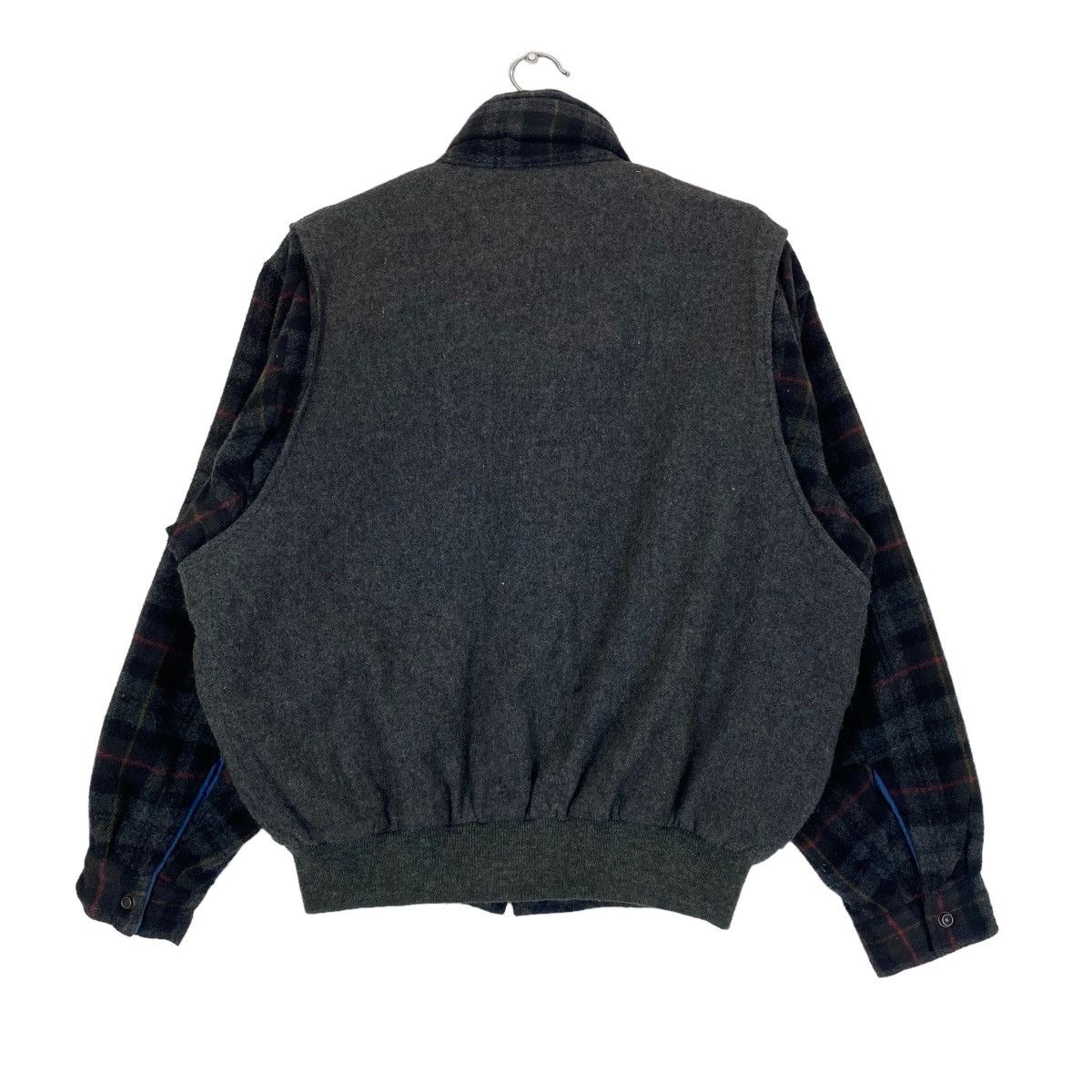 Japanese Brand 💥Vintage Hartford wool bomber style jacket nice design Size US L / EU 52-54 / 3 - 4 Thumbnail