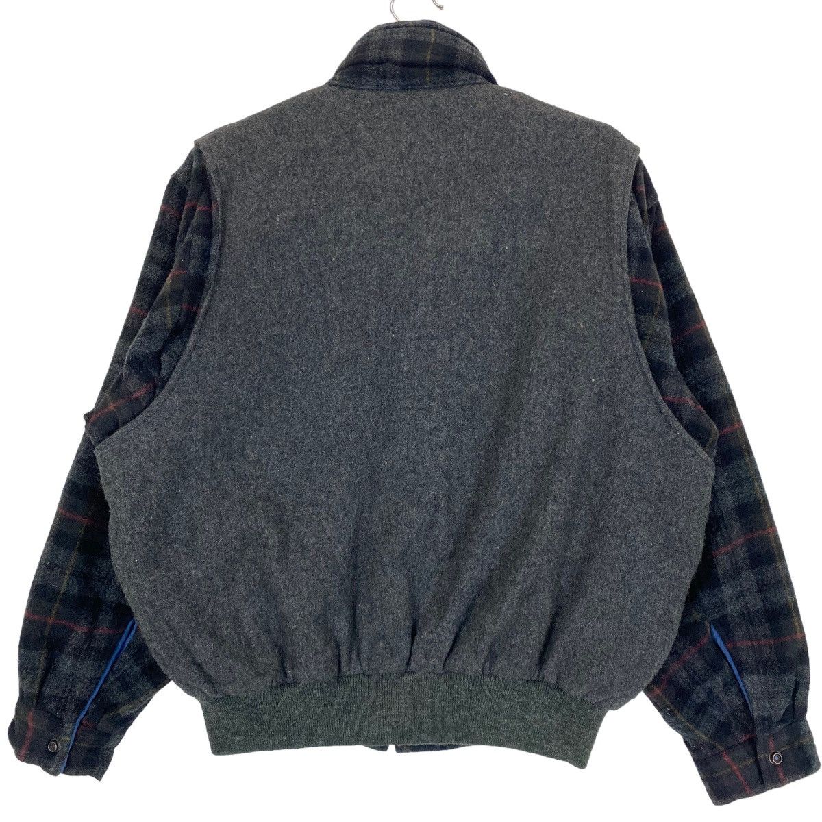 Japanese Brand 💥Vintage Hartford wool bomber style jacket nice design Size US L / EU 52-54 / 3 - 8 Thumbnail