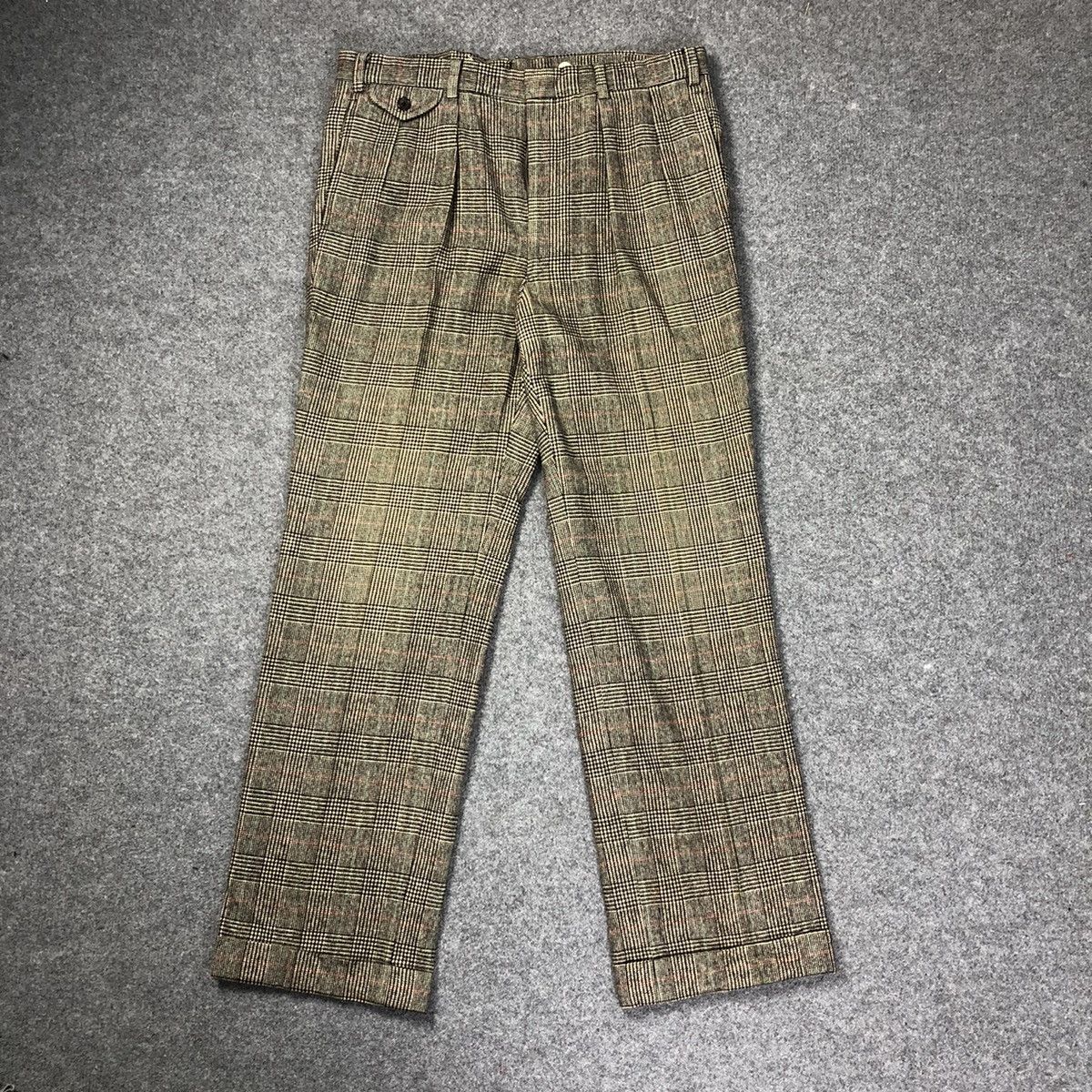 パンツ 90s-00s POLO by Ralph Lauren wool slacks Vintage 90s Polo Falph Lauren Wool Slacks Pants Charcoal