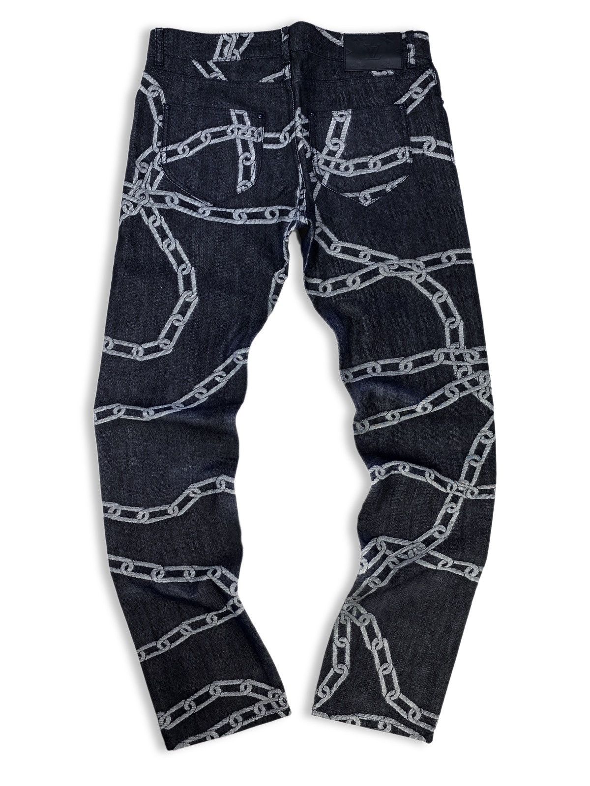 SS20 Louis Vuitton by Virgil Abloh ‘Chain’ Woven Denim