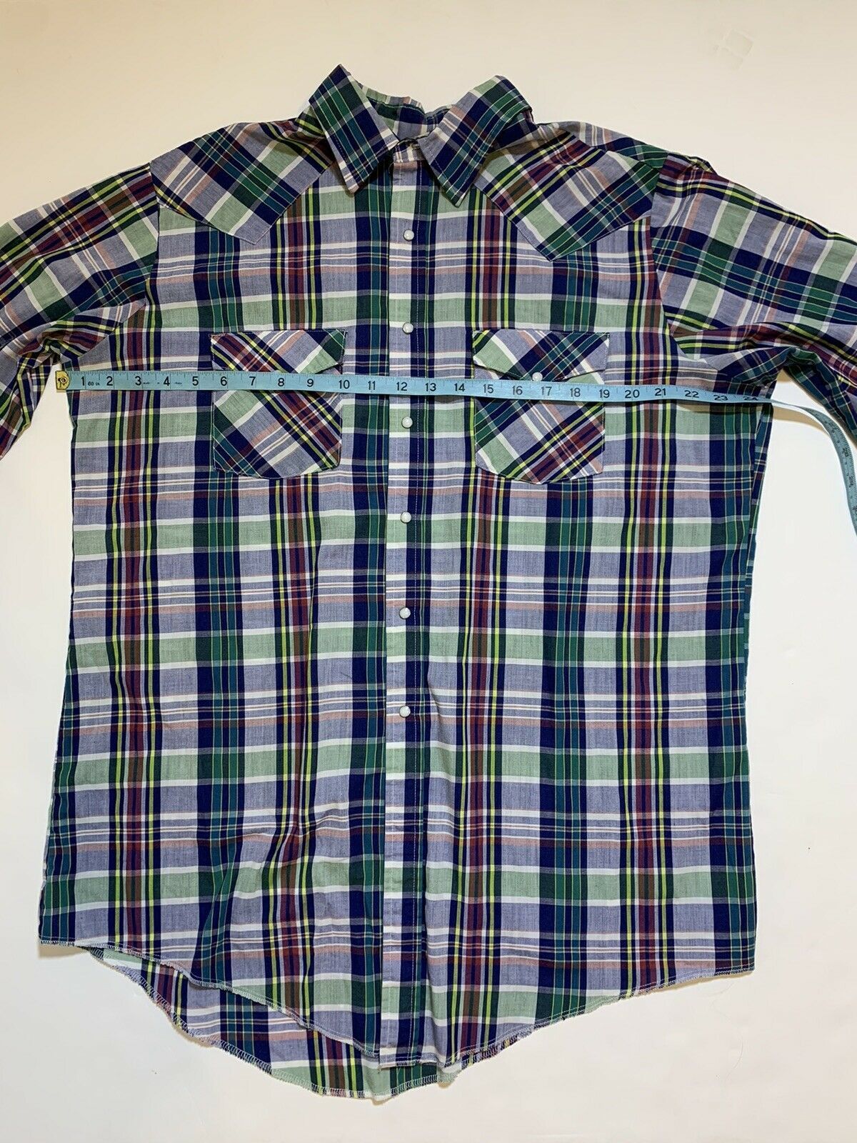 Other Vintage 80s 90s Saddlebrook Plaid Pearl Snaps Western Shirt Size US XL / EU 56 / 4 - 6 Thumbnail