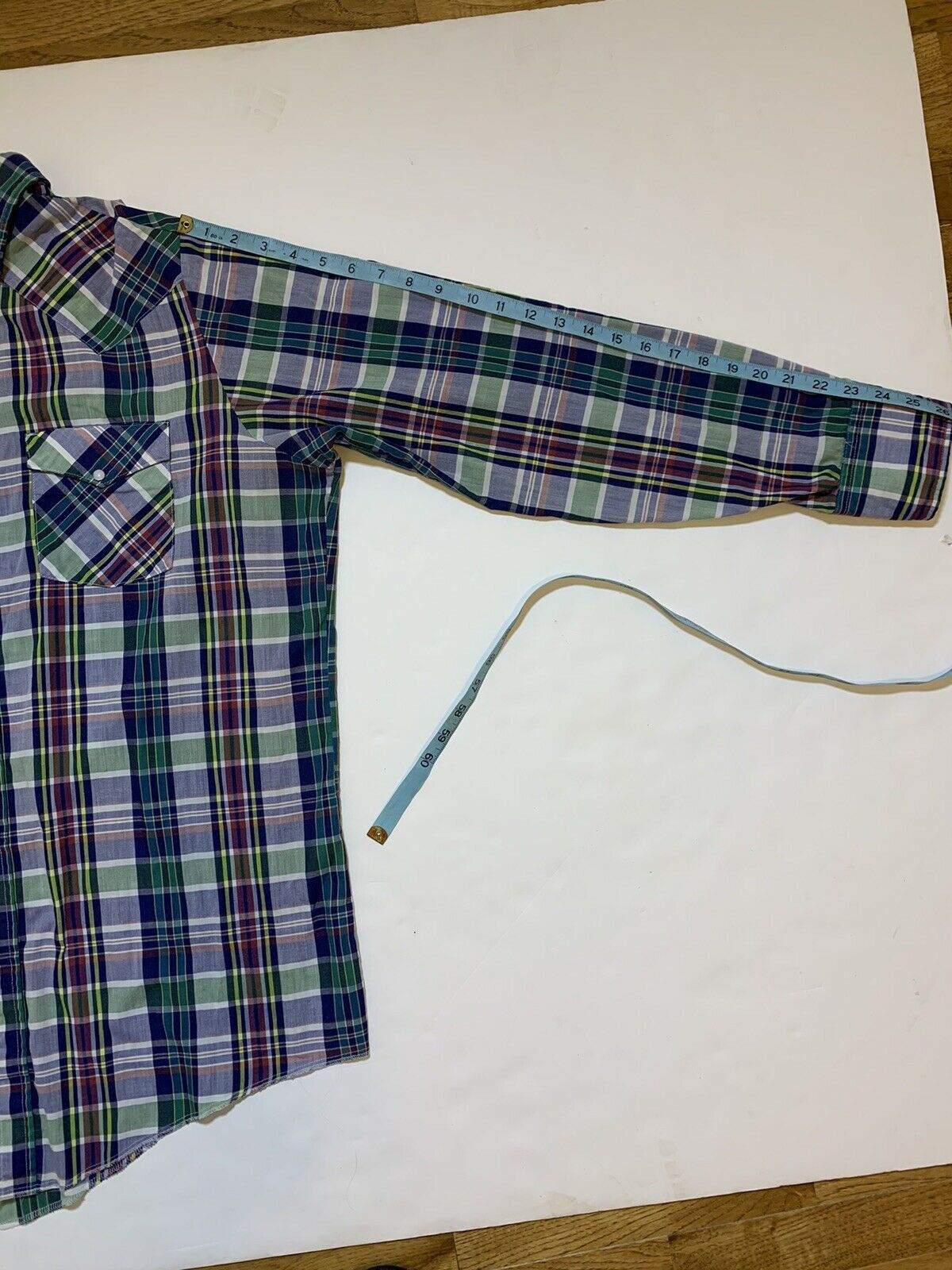 Other Vintage 80s 90s Saddlebrook Plaid Pearl Snaps Western Shirt Size US XL / EU 56 / 4 - 8 Thumbnail