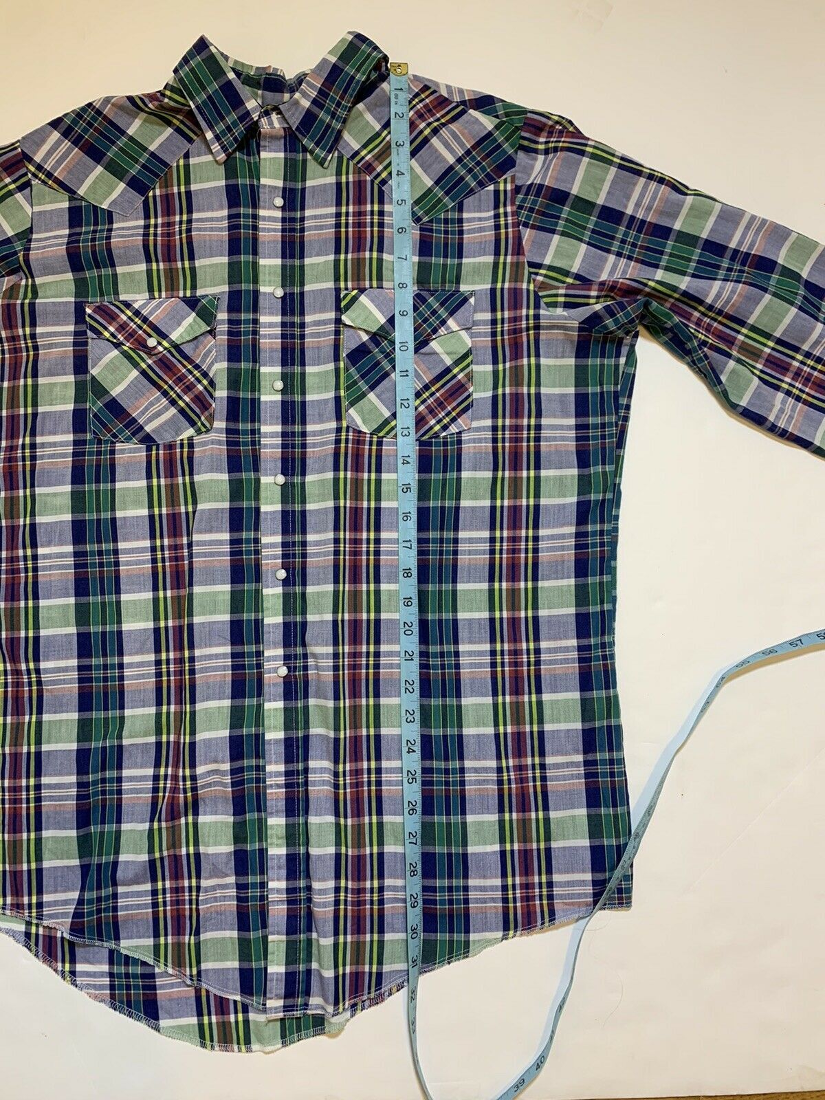 Other Vintage 80s 90s Saddlebrook Plaid Pearl Snaps Western Shirt Size US XL / EU 56 / 4 - 7 Thumbnail