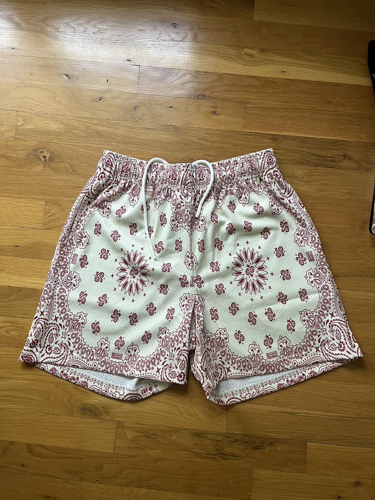 Bravest Studios Bravest Studios White Paisley Shorts | Grailed