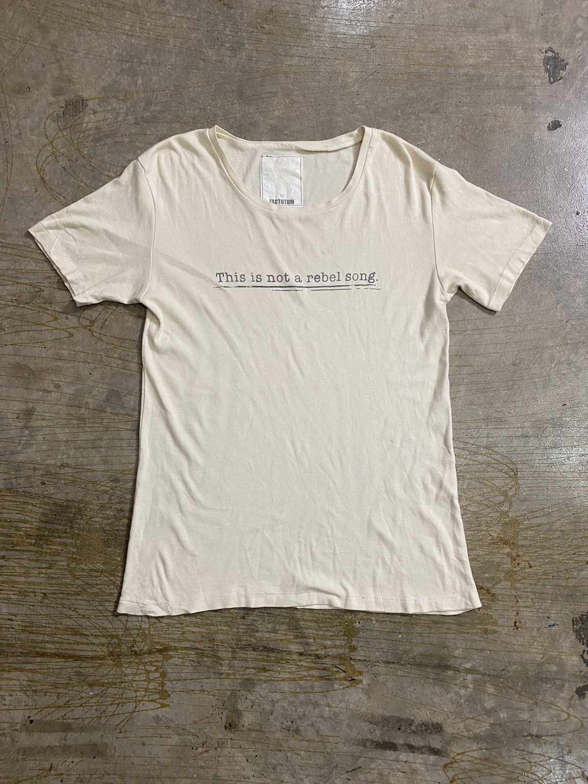 Yasuyuki Ishii FACTOTUM poem this is not a rebel song Size US M / EU 48-50 / 2 - 2 Thumbnail