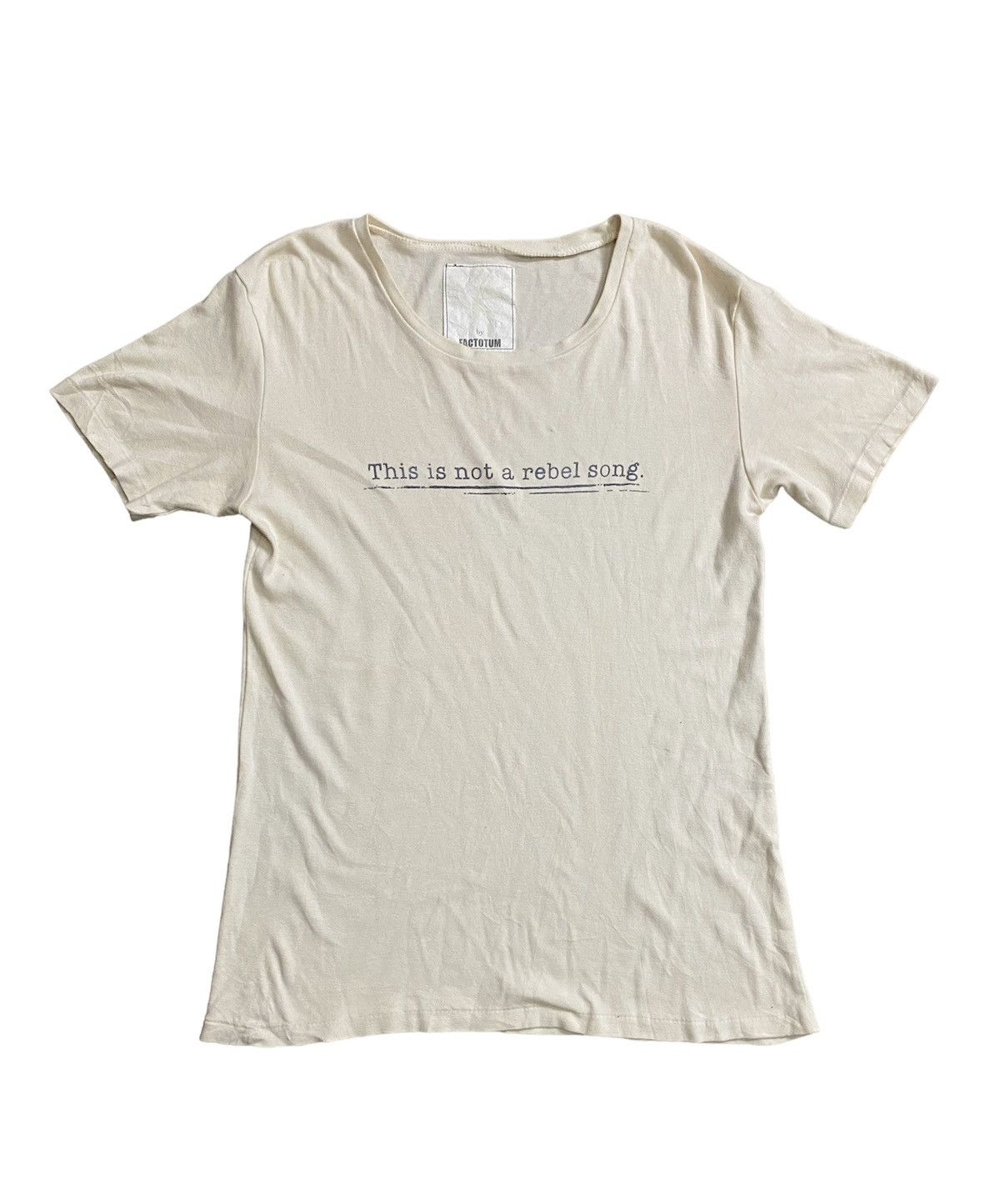 Yasuyuki Ishii FACTOTUM poem this is not a rebel song Size US M / EU 48-50 / 2 - 1 Thumbnail