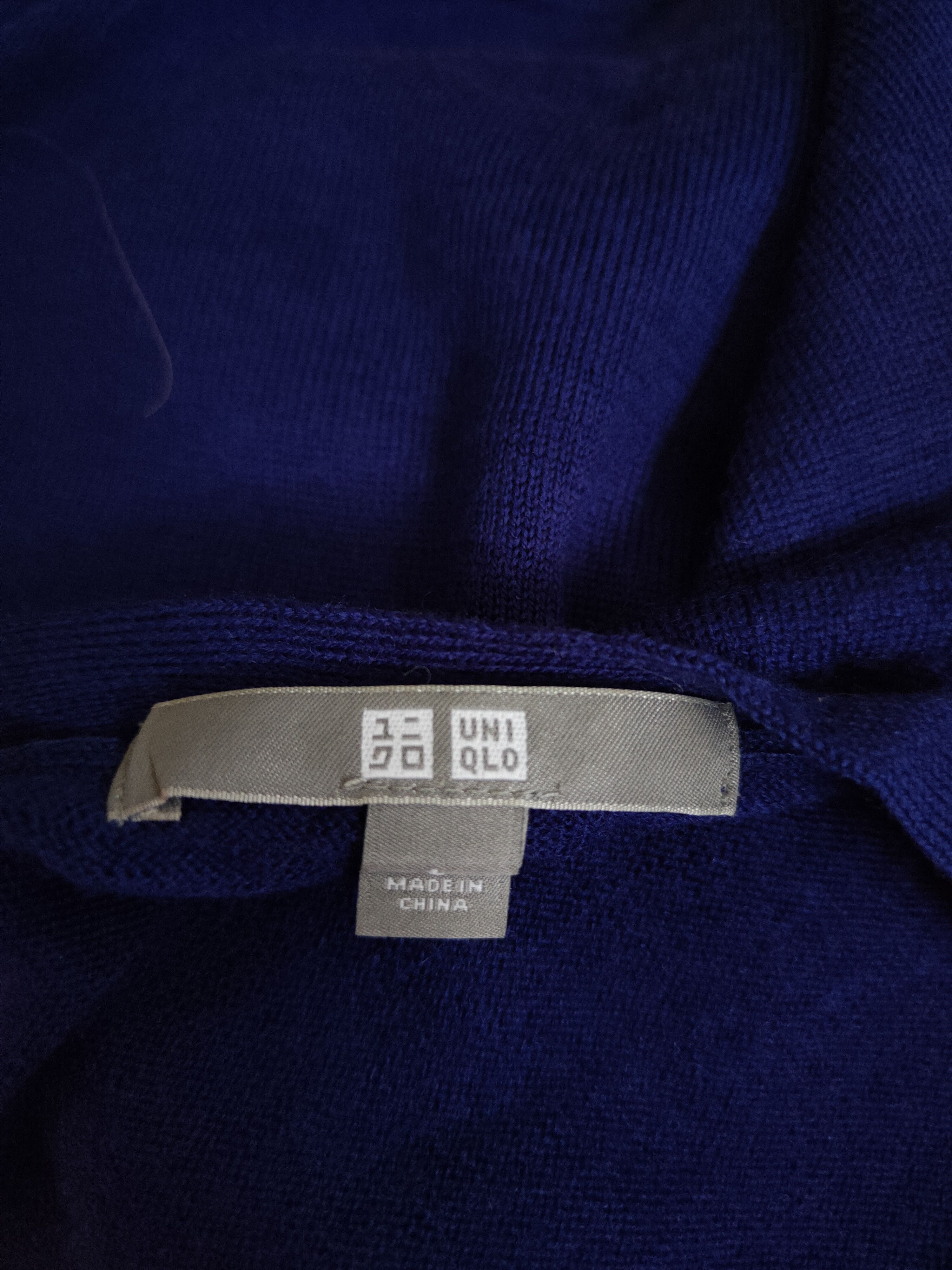 Japanese Brand × Uniqlo Uniqlo Blue Knitwear Cardigan vintage japan #S1166 Size M / US 6-8 / IT 42-44 - 13 Thumbnail