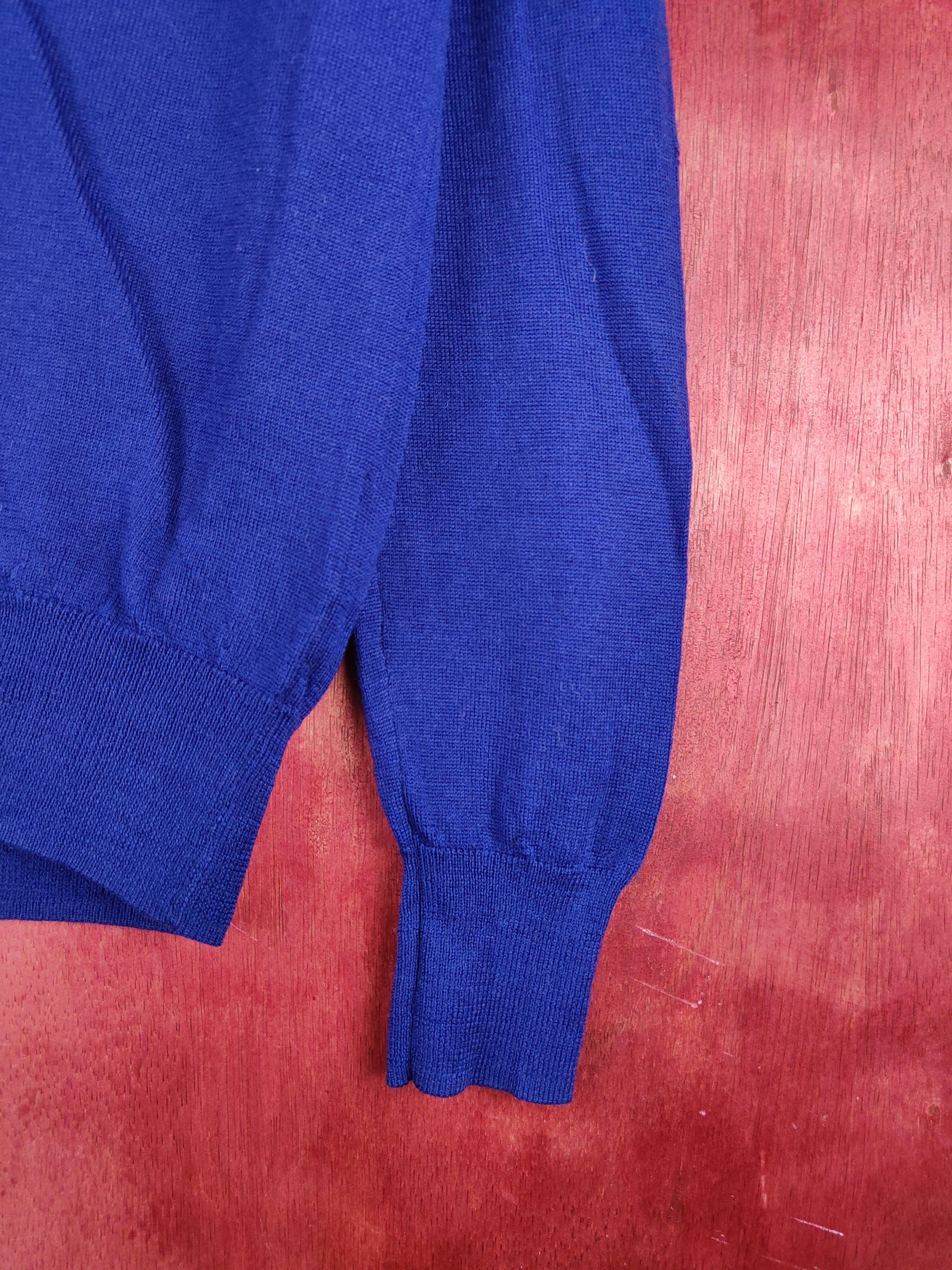 Japanese Brand × Uniqlo Uniqlo Blue Knitwear Cardigan vintage japan #S1166 Size M / US 6-8 / IT 42-44 - 6 Thumbnail
