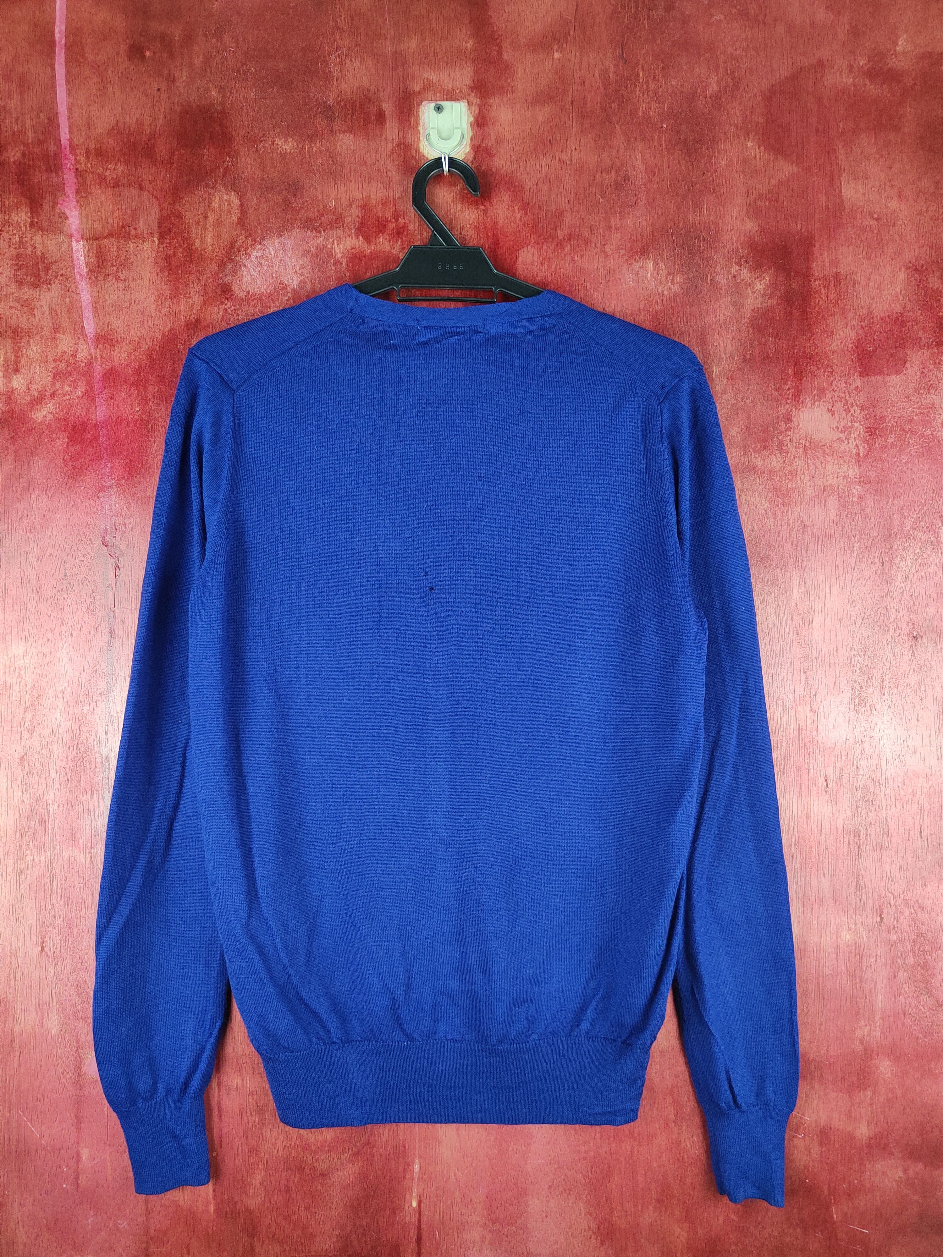 Japanese Brand × Uniqlo Uniqlo Blue Knitwear Cardigan vintage japan #S1166 Size M / US 6-8 / IT 42-44 - 8 Thumbnail