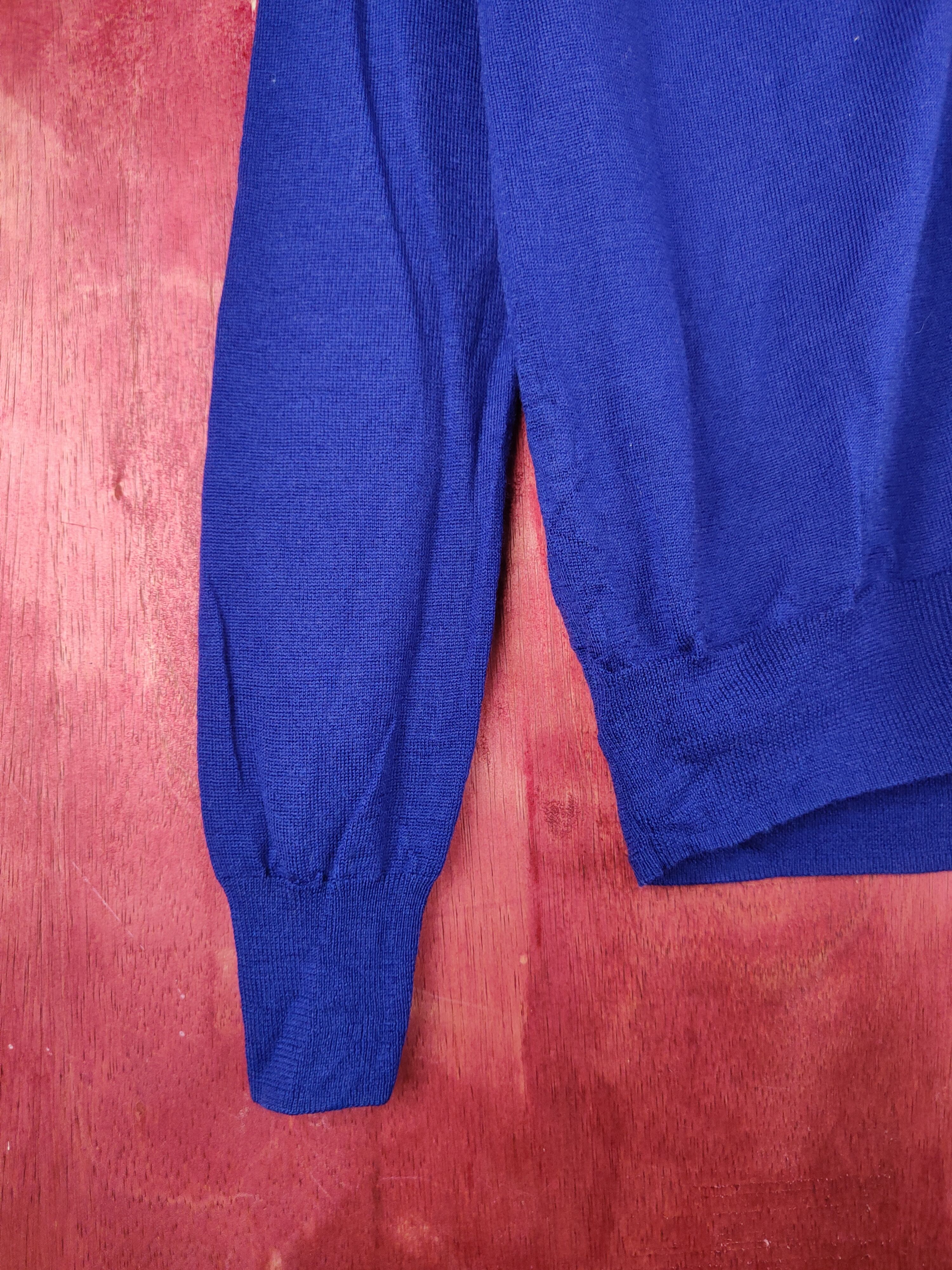 Japanese Brand × Uniqlo Uniqlo Blue Knitwear Cardigan vintage japan #S1166 Size M / US 6-8 / IT 42-44 - 4 Thumbnail