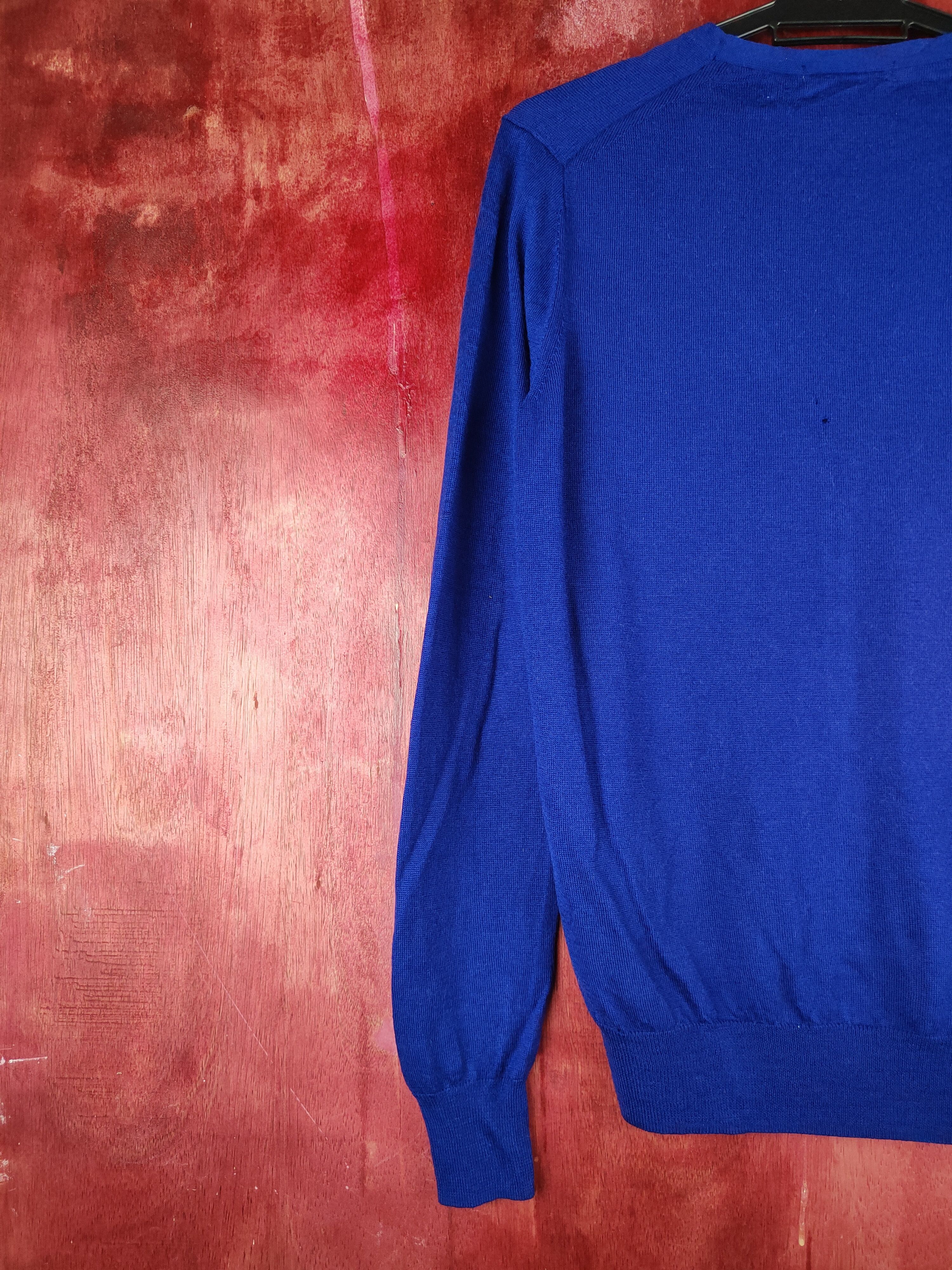 Japanese Brand × Uniqlo Uniqlo Blue Knitwear Cardigan vintage japan #S1166 Size M / US 6-8 / IT 42-44 - 10 Thumbnail