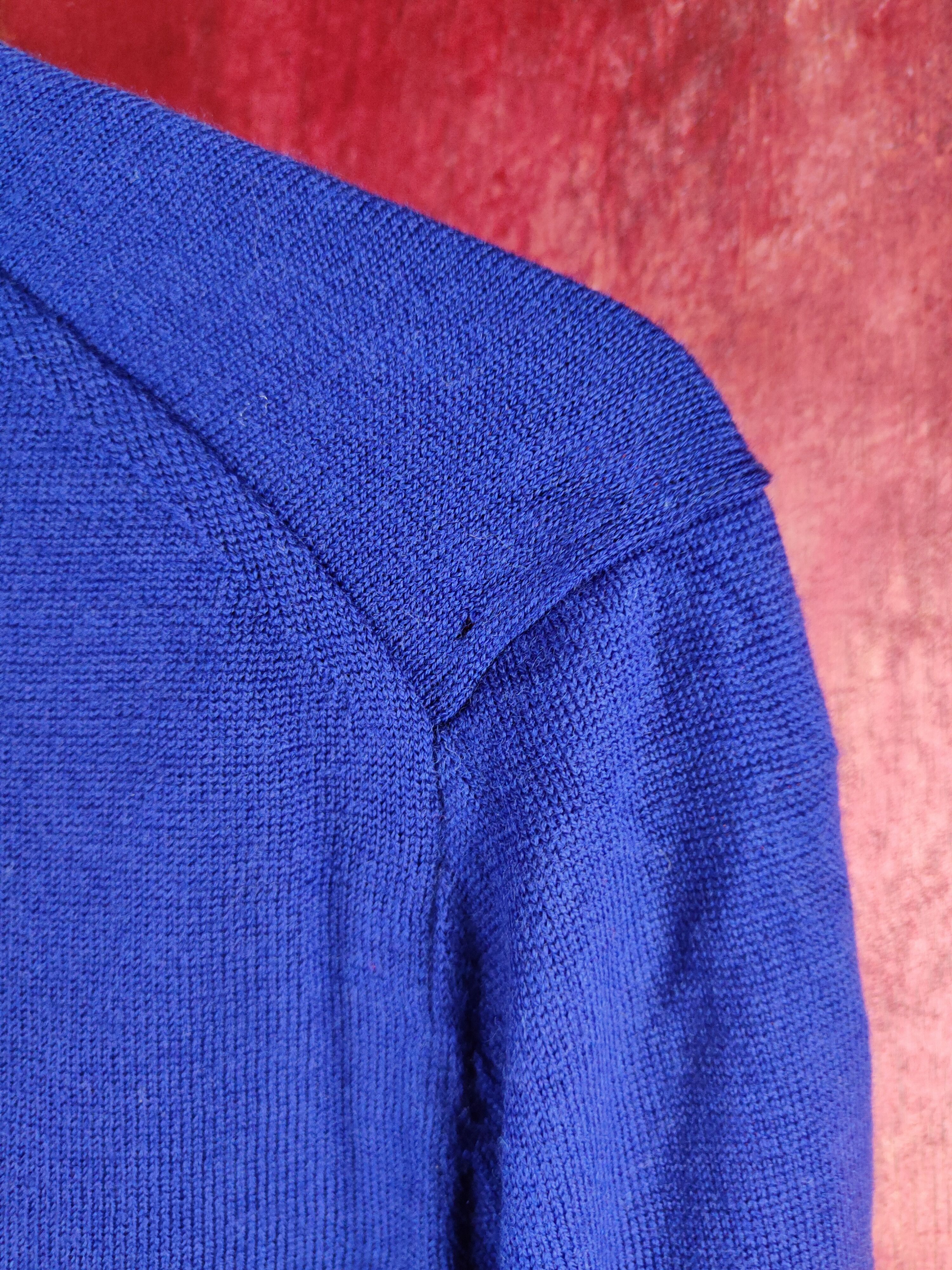 Japanese Brand × Uniqlo Uniqlo Blue Knitwear Cardigan vintage japan #S1166 Size M / US 6-8 / IT 42-44 - 7 Thumbnail