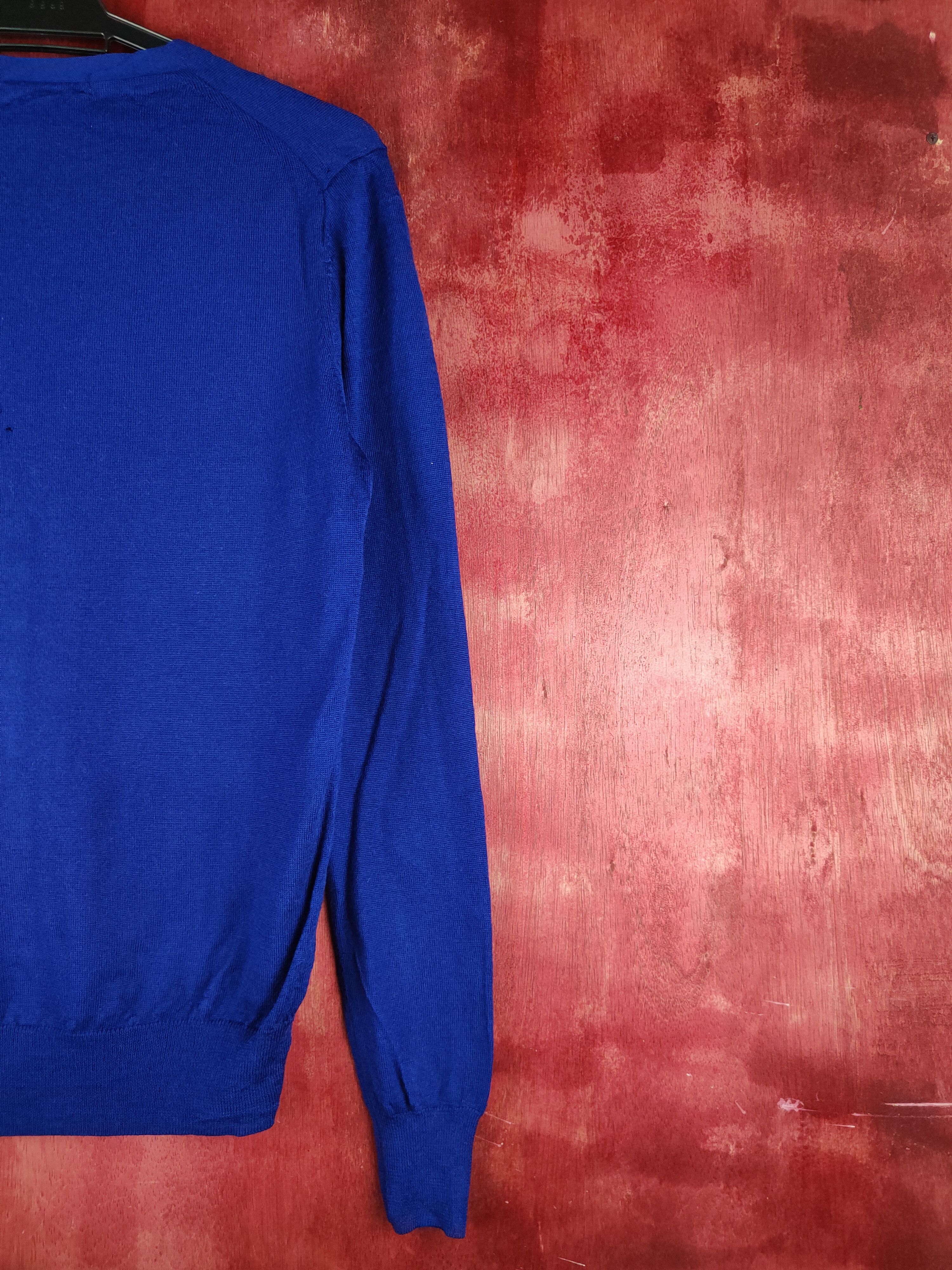 Japanese Brand × Uniqlo Uniqlo Blue Knitwear Cardigan vintage japan #S1166 Size M / US 6-8 / IT 42-44 - 11 Thumbnail