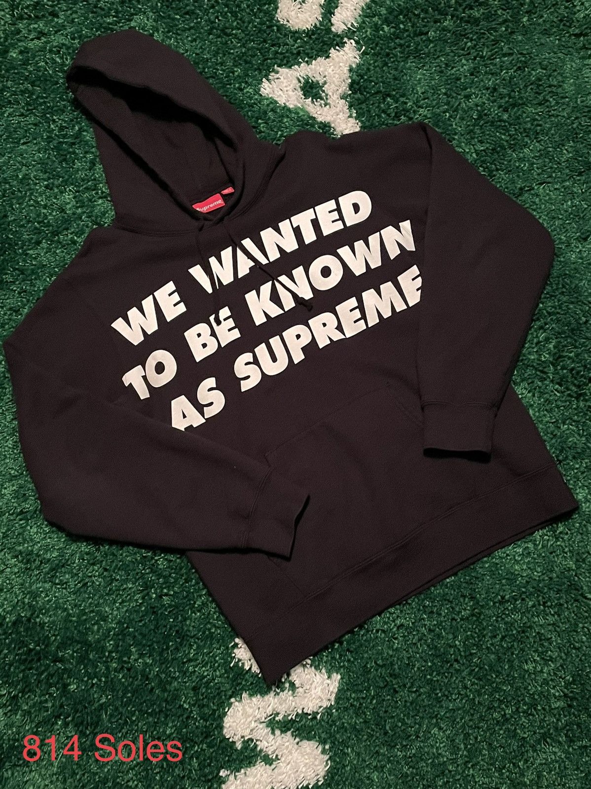 Supreme Supreme Known As Hooded Sweatshirt Black XL SS20 | Grailed