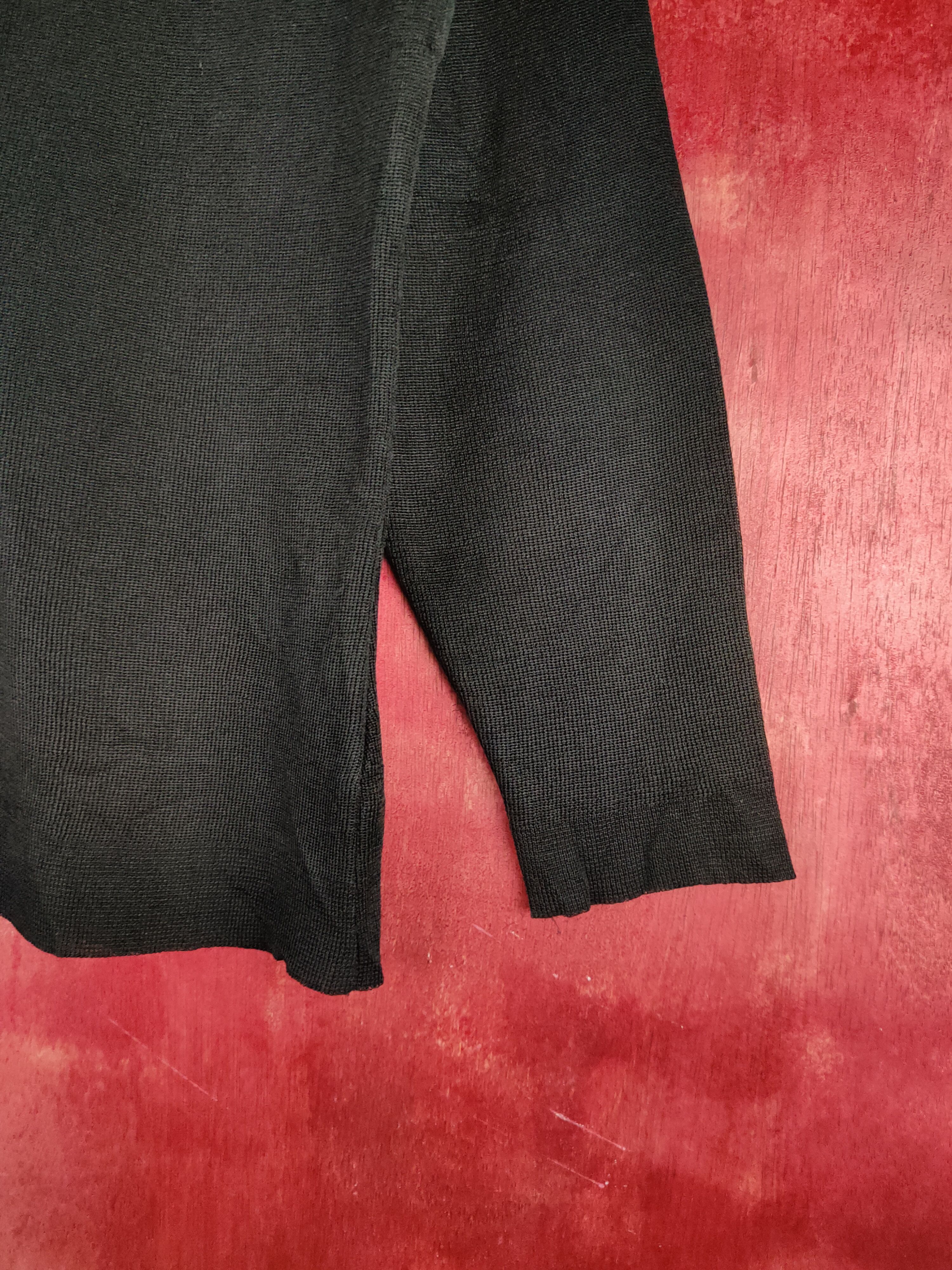 Japanese Brand × Vintage Japanese Brand vintage Black Knitwear Cardigan #S1128 Size S / US 4 / IT 40 - 6 Thumbnail