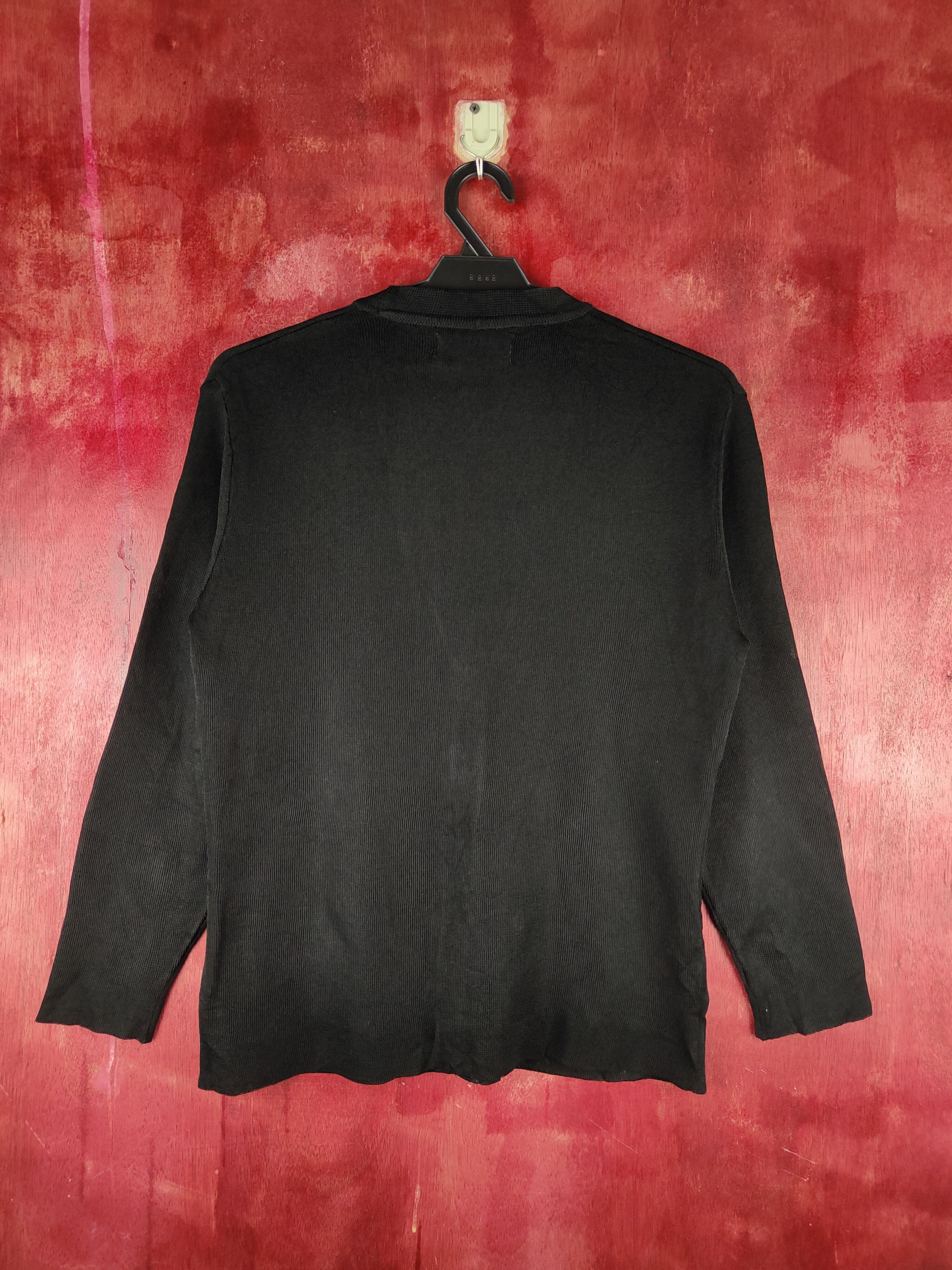 Japanese Brand × Vintage Japanese Brand vintage Black Knitwear Cardigan #S1128 Size S / US 4 / IT 40 - 7 Thumbnail