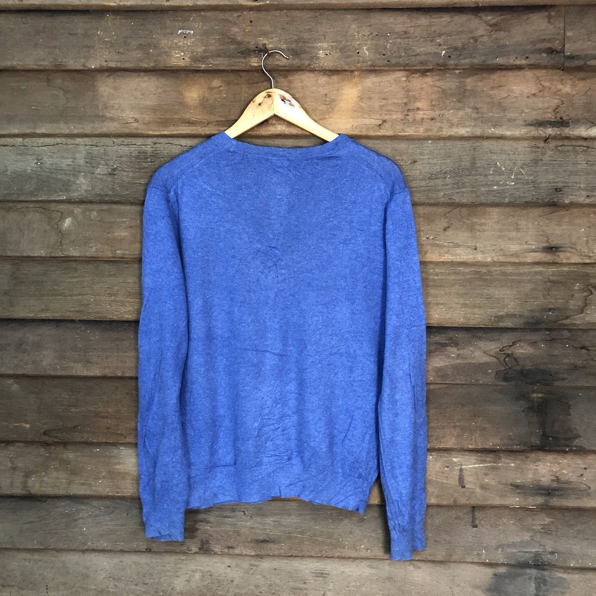 Homespun Knitwear Uniqlo Blue Cardigan Knitwear vintage japan #7291 Size M / US 6-8 / IT 42-44 - 9 Thumbnail