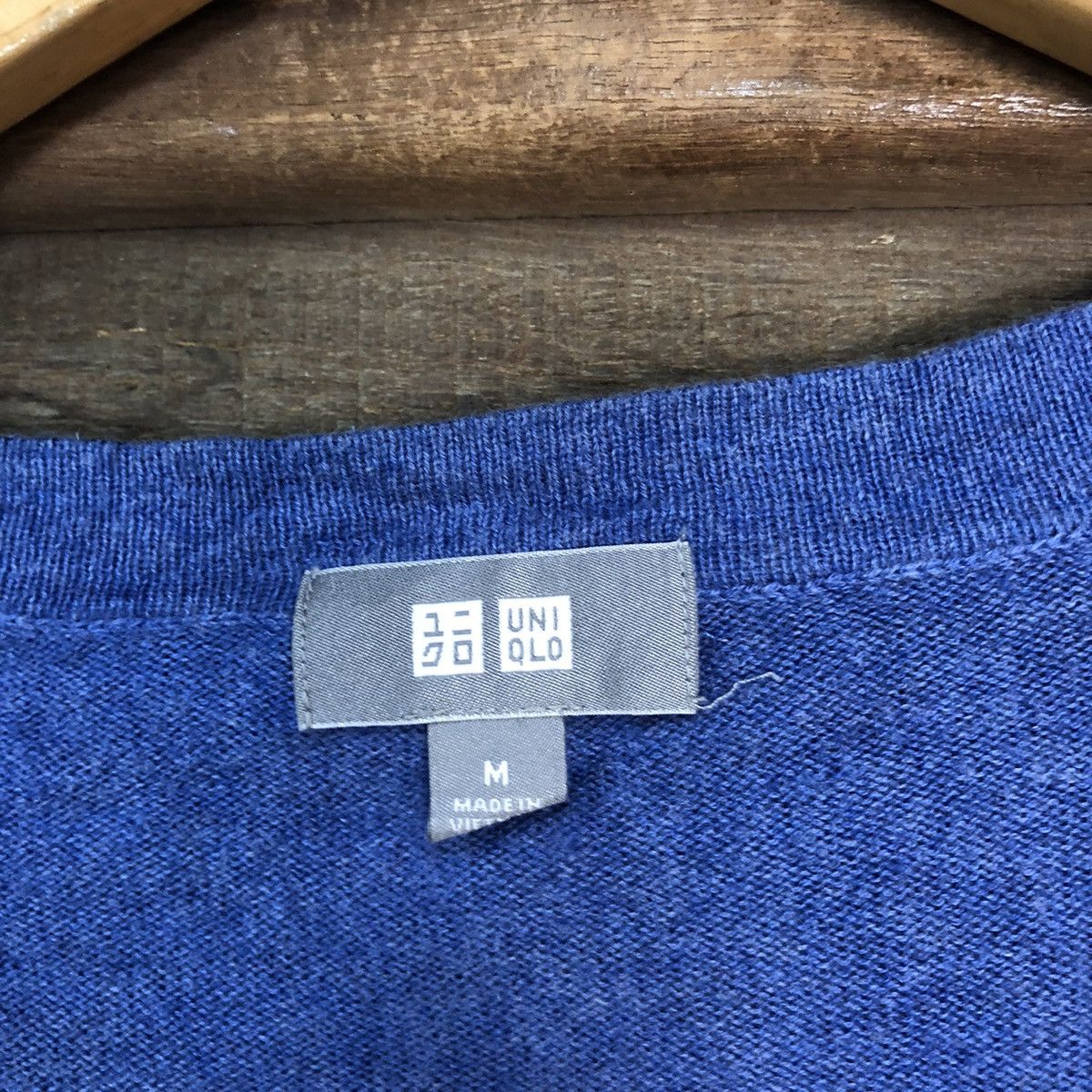 Homespun Knitwear Uniqlo Blue Cardigan Knitwear vintage japan #7291 Size M / US 6-8 / IT 42-44 - 7 Thumbnail