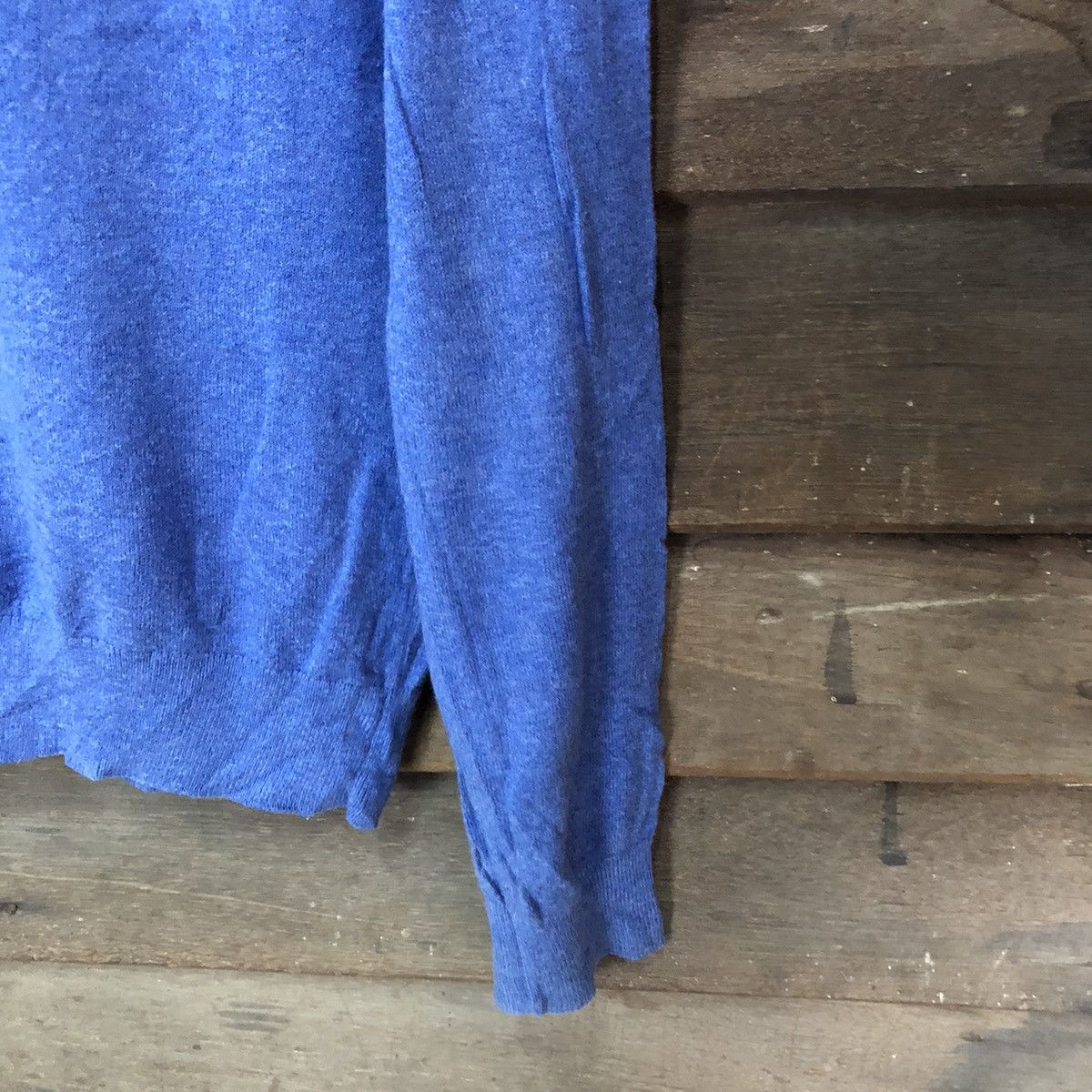 Homespun Knitwear Uniqlo Blue Cardigan Knitwear vintage japan #7291 Size M / US 6-8 / IT 42-44 - 11 Thumbnail